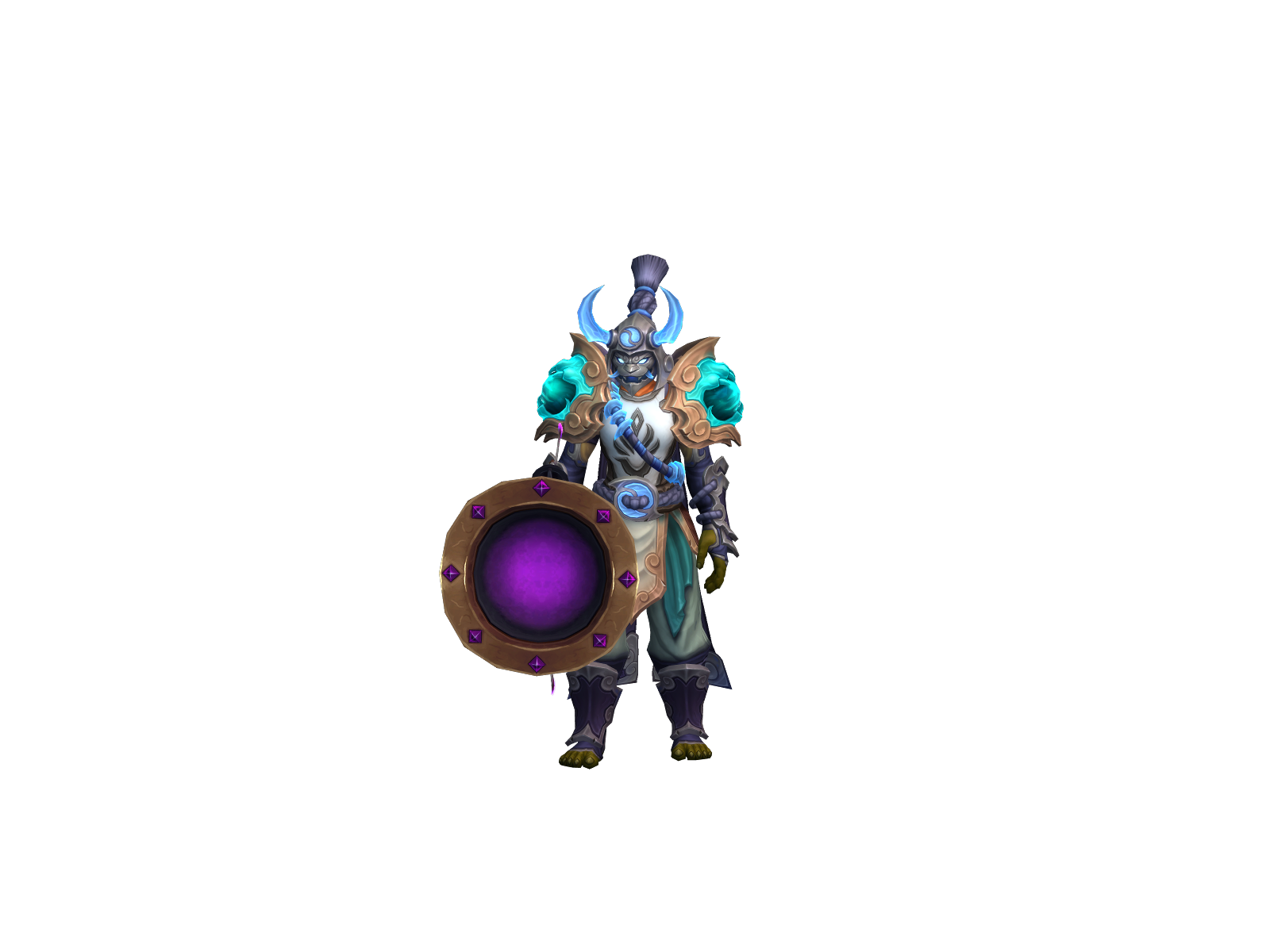 Monkinamight 3D character render