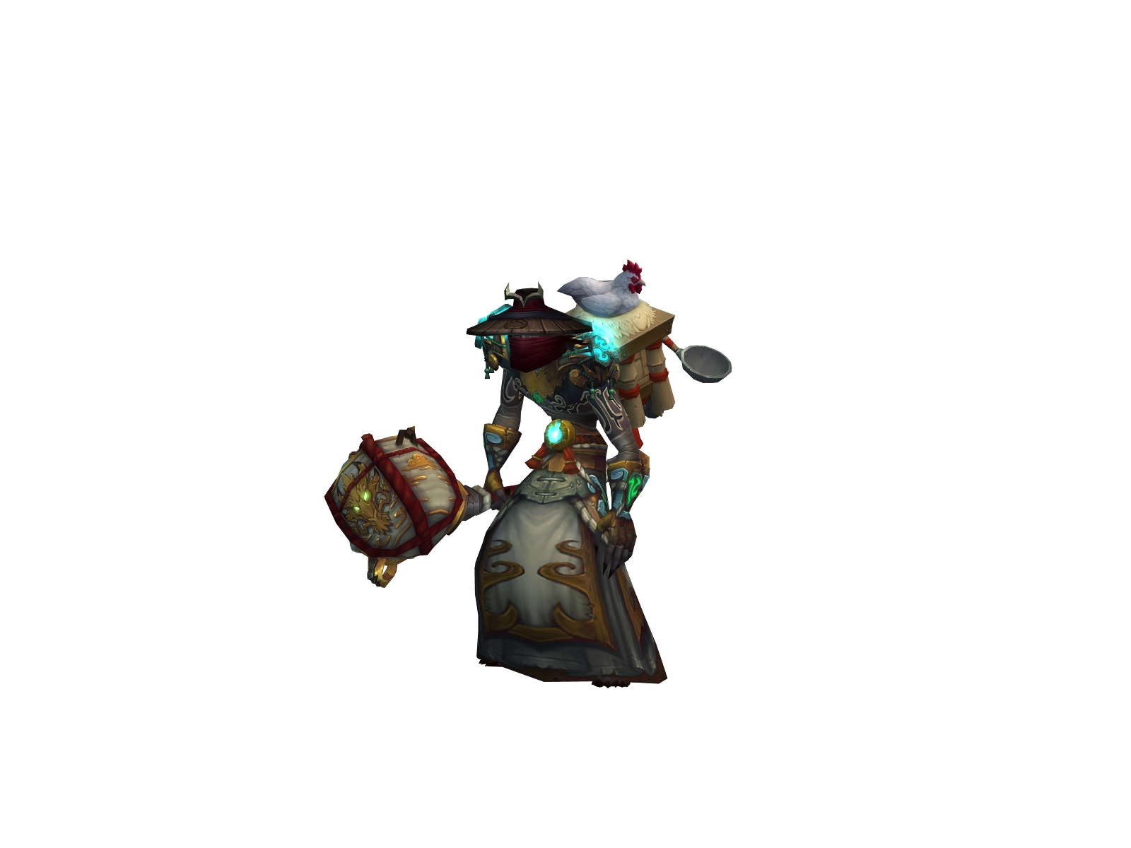 Cottonlooter 3D character render