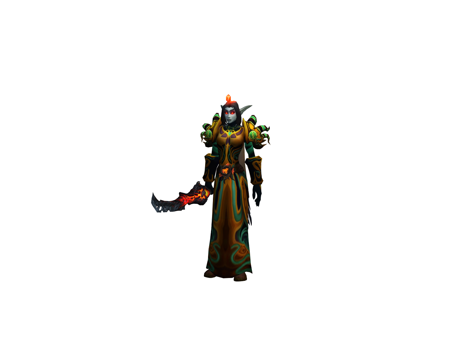 Kristinefros 3D character render