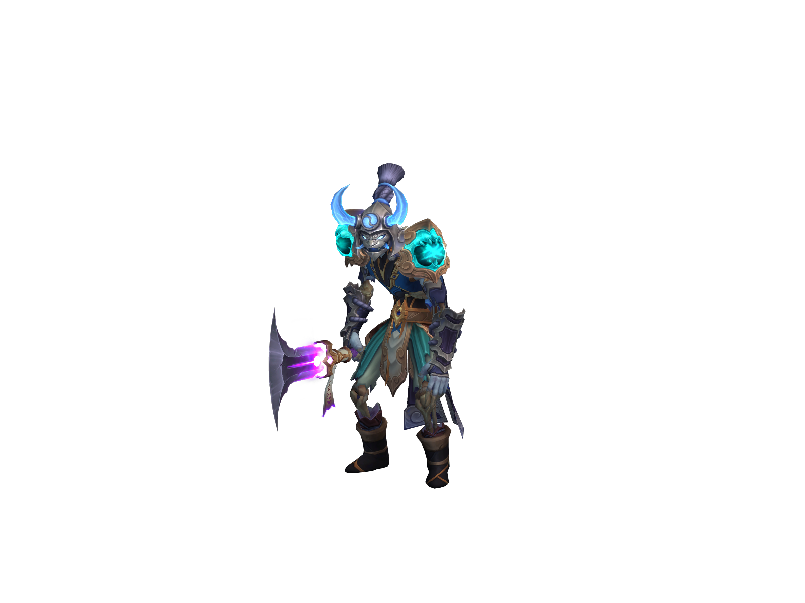 Ahimonk 3D character render