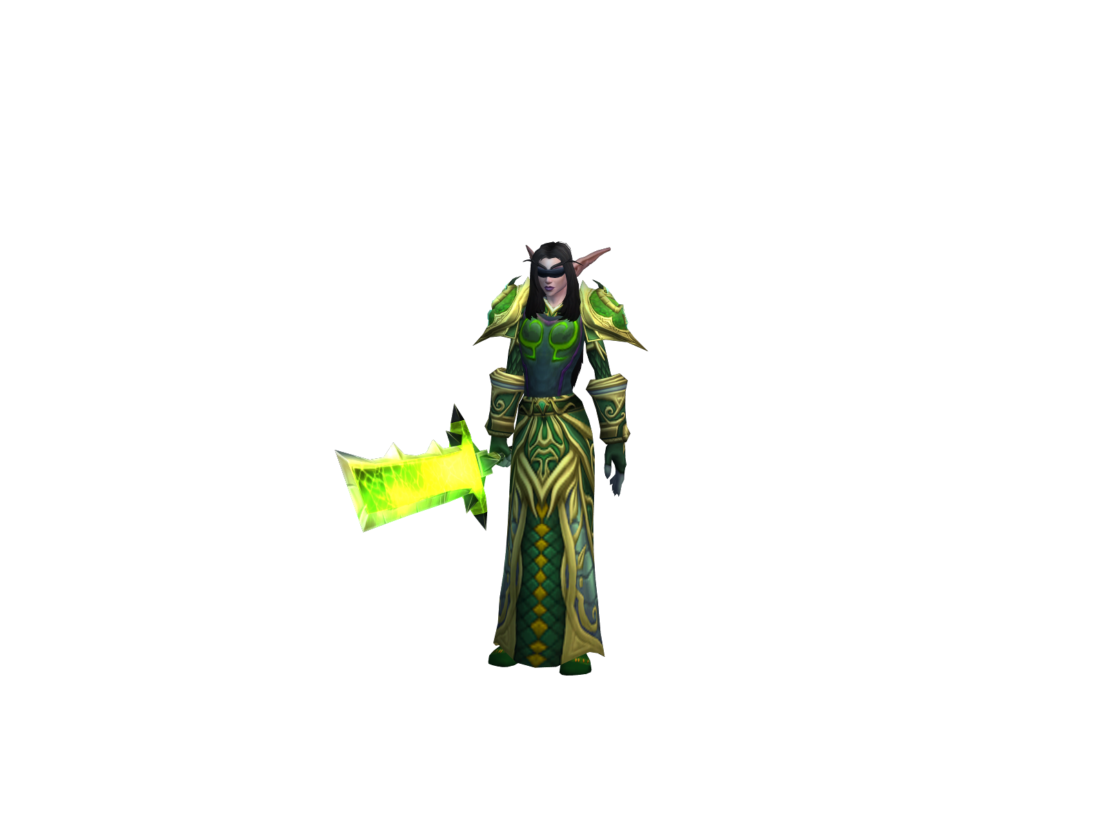 Elunithra 3D character render