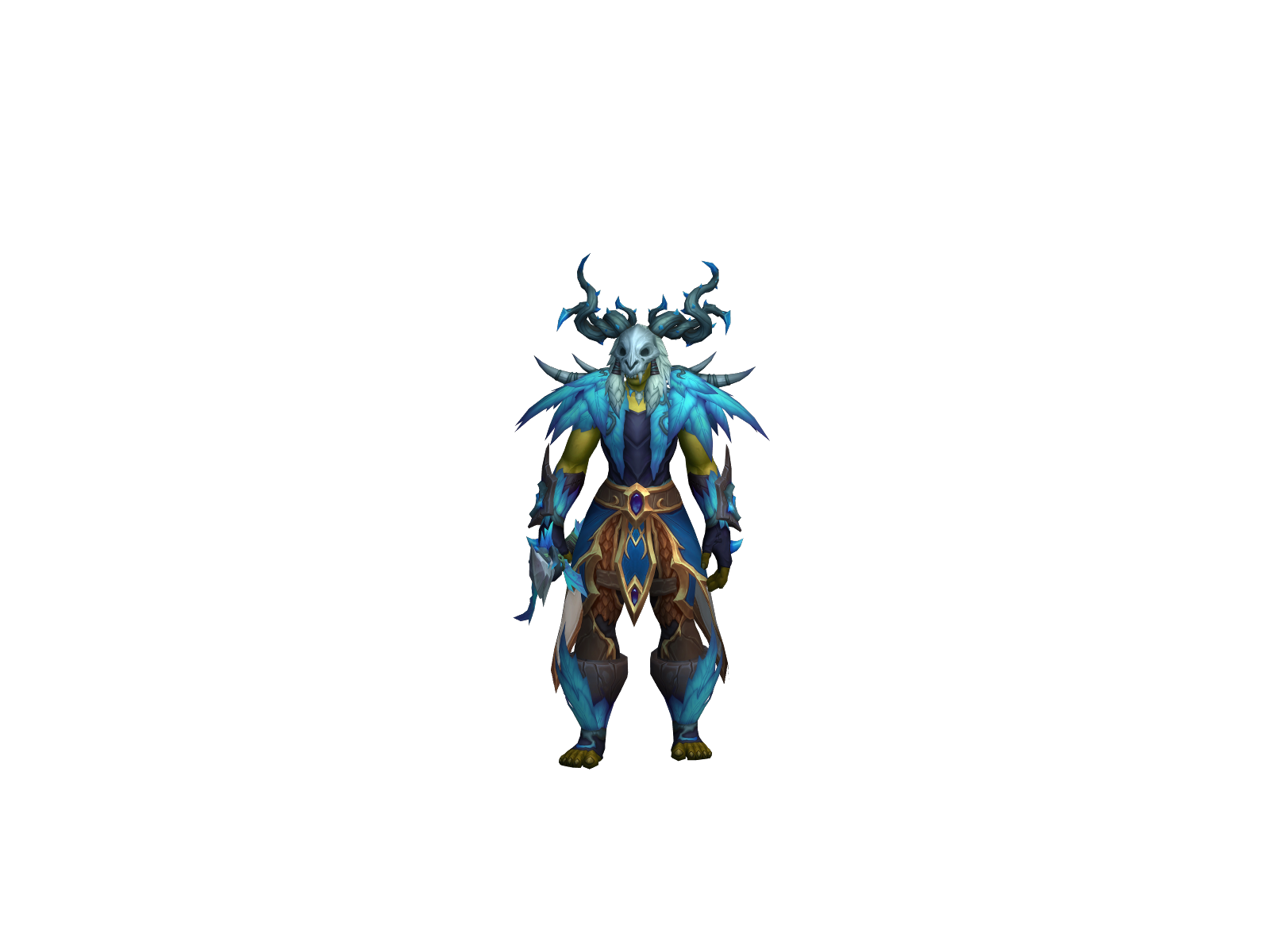 Thunter 3D character render