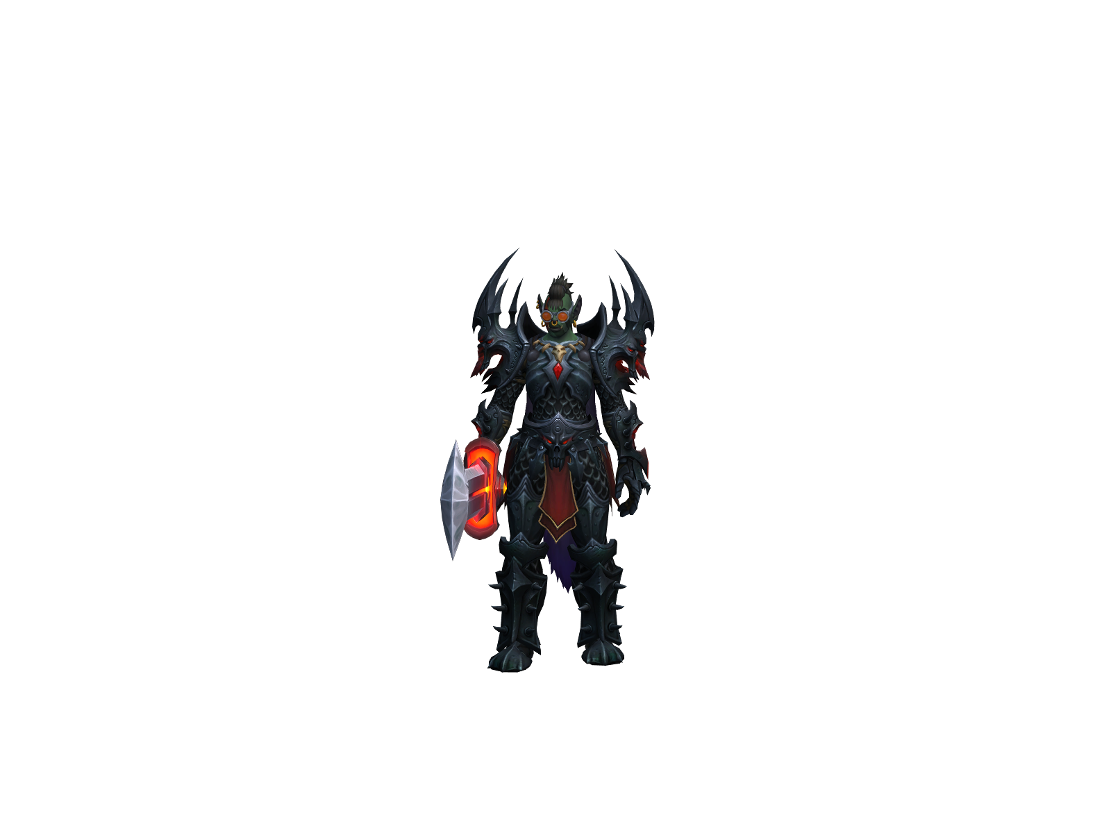 Myenemies 3D character render