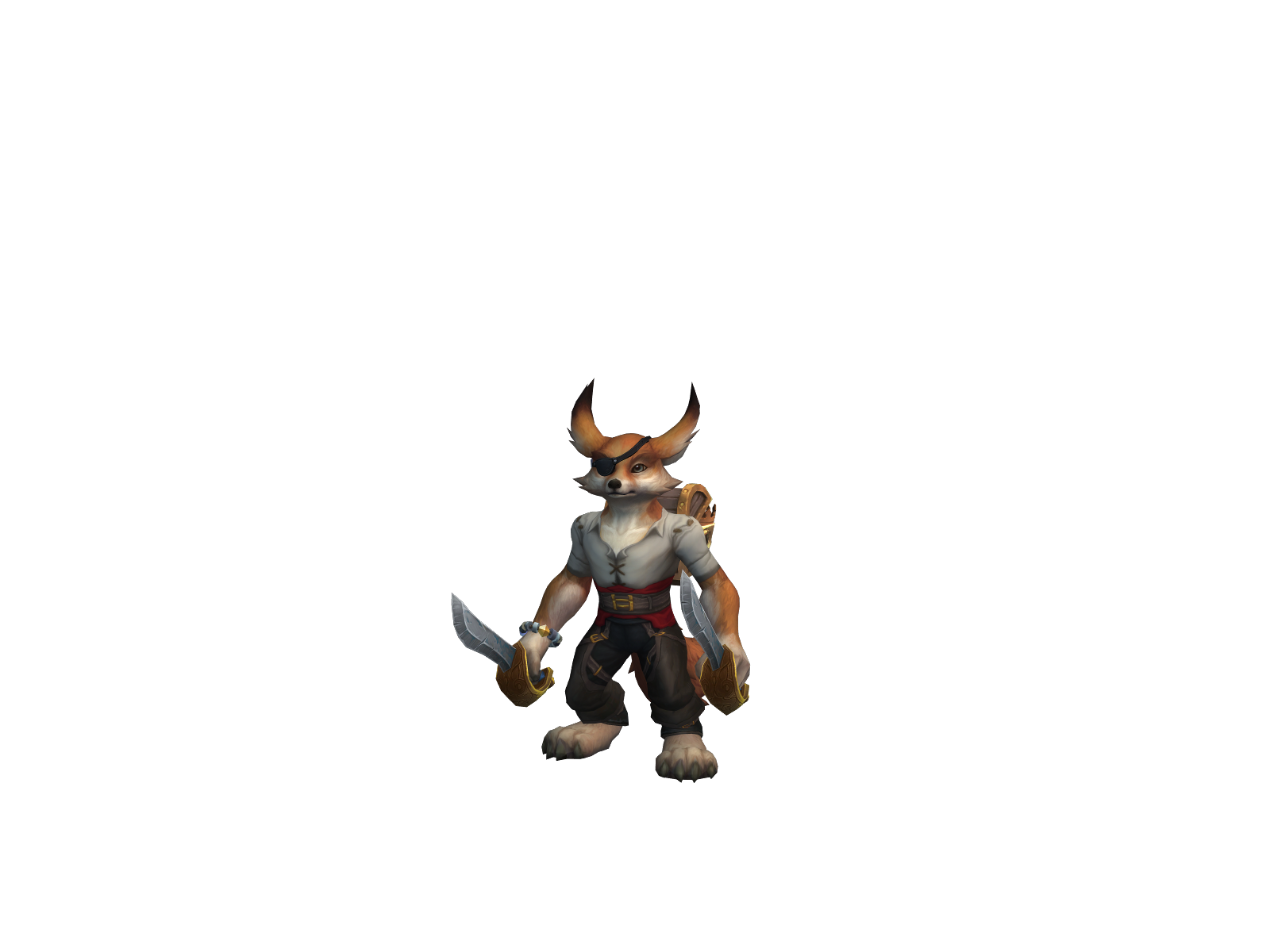 Hestley 3D character render