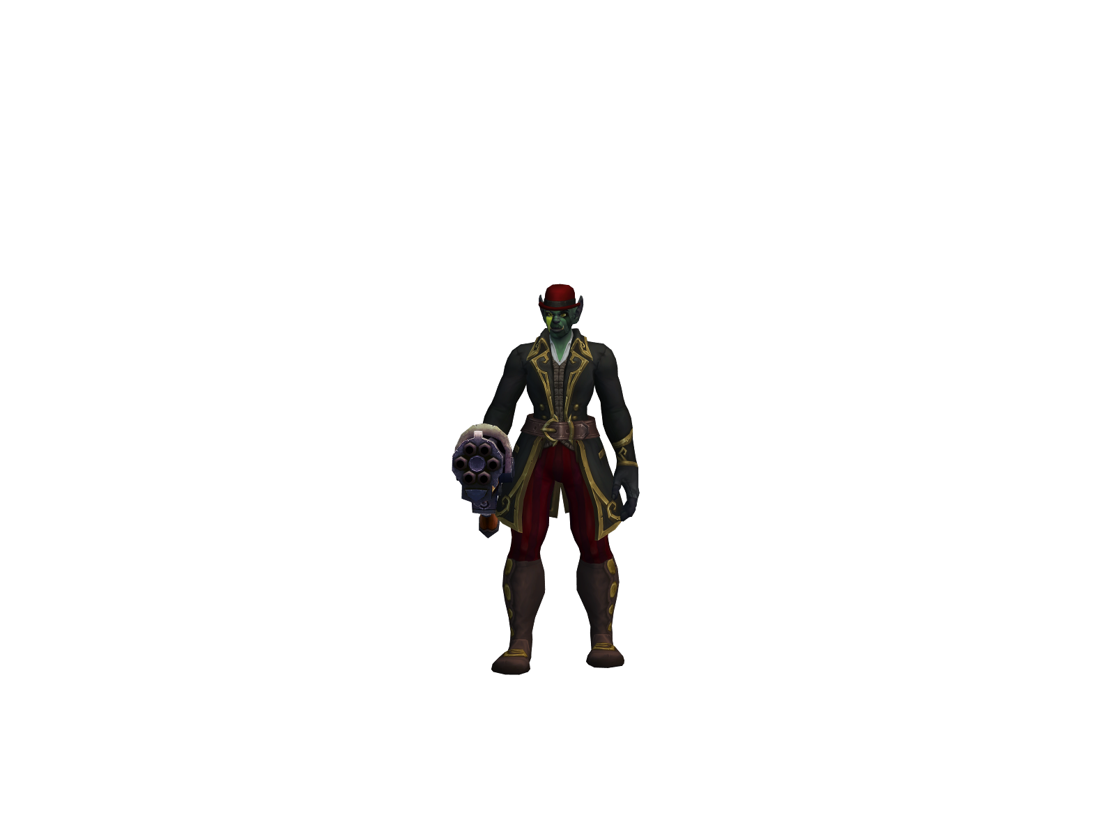 Gizmunter 3D character render