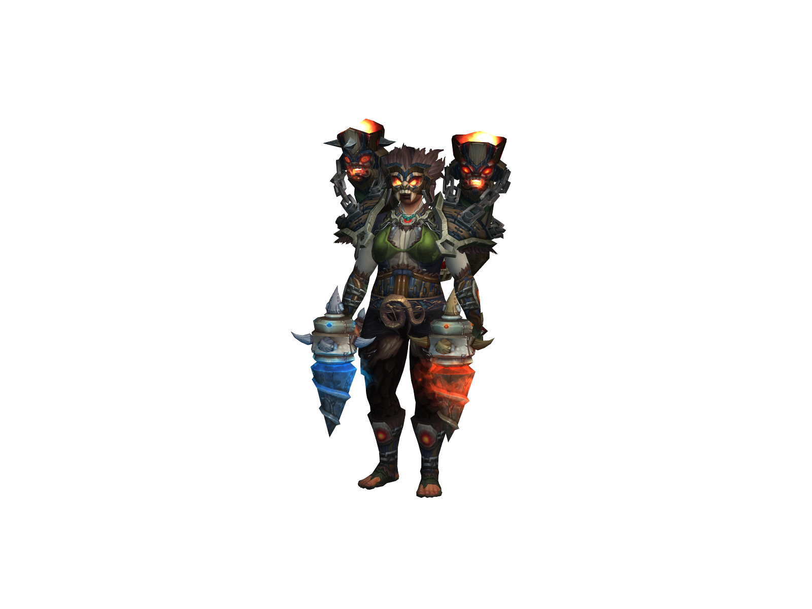 Mutamba 3D character render