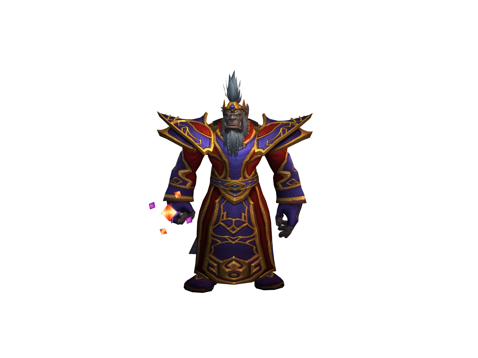 Deluted WoW character banner