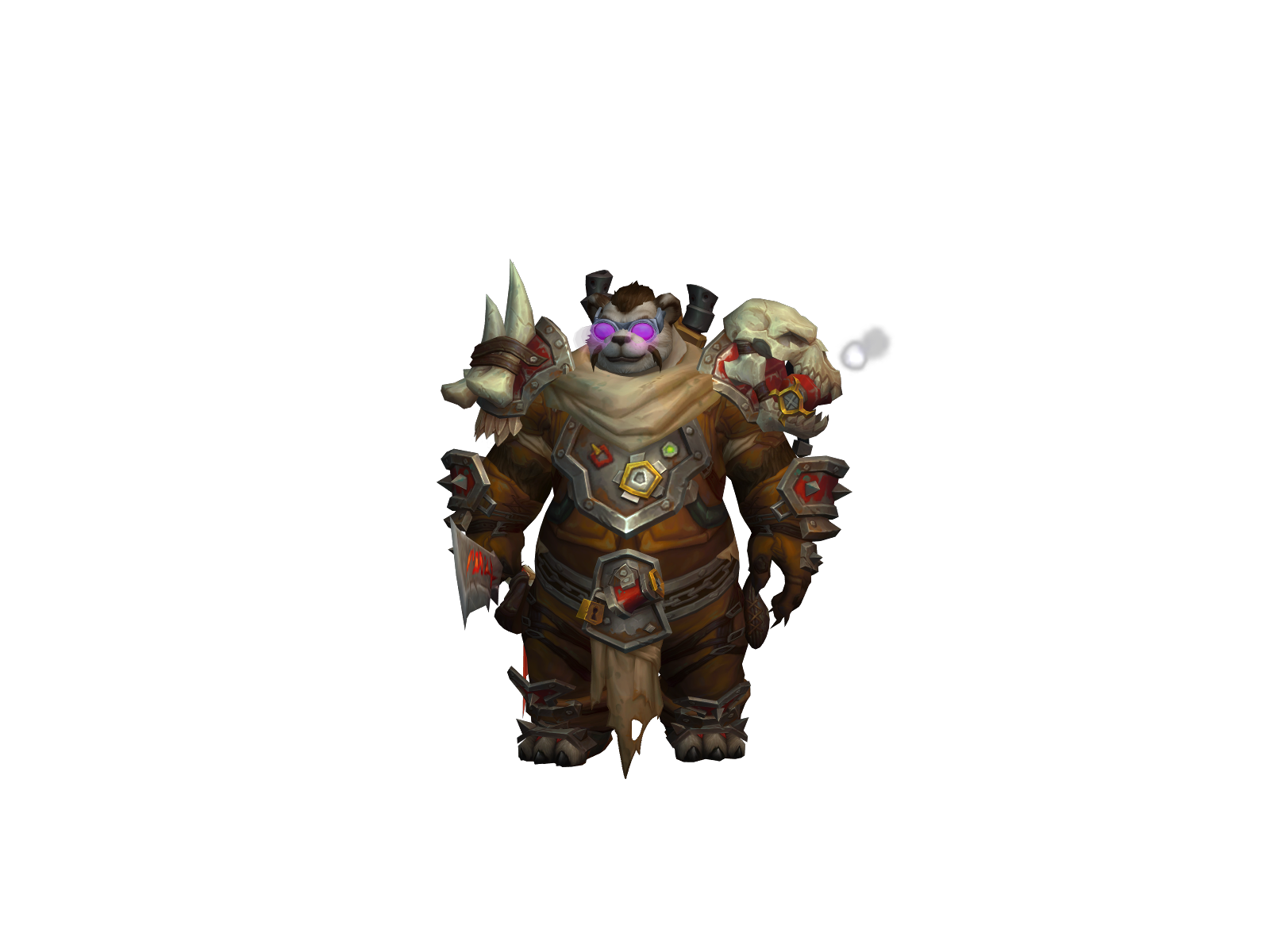 Pandaface WoW character banner