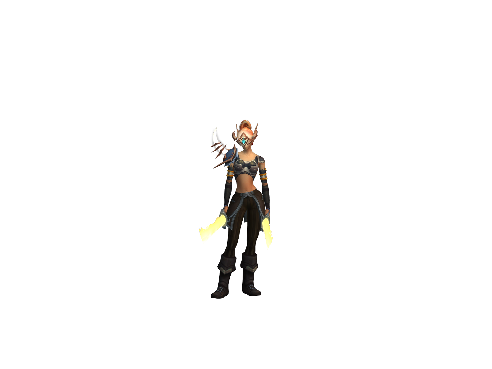 Fusshiz 3D character render
