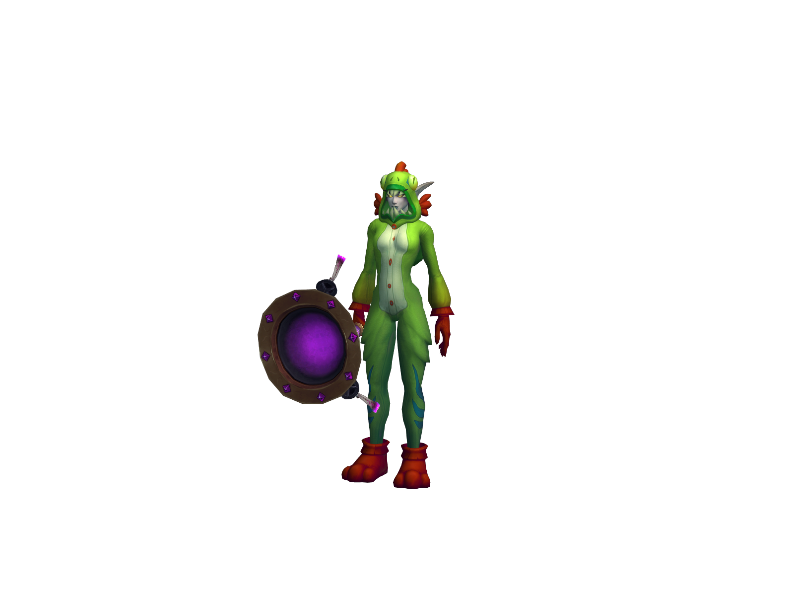 Dozkín 3D character render