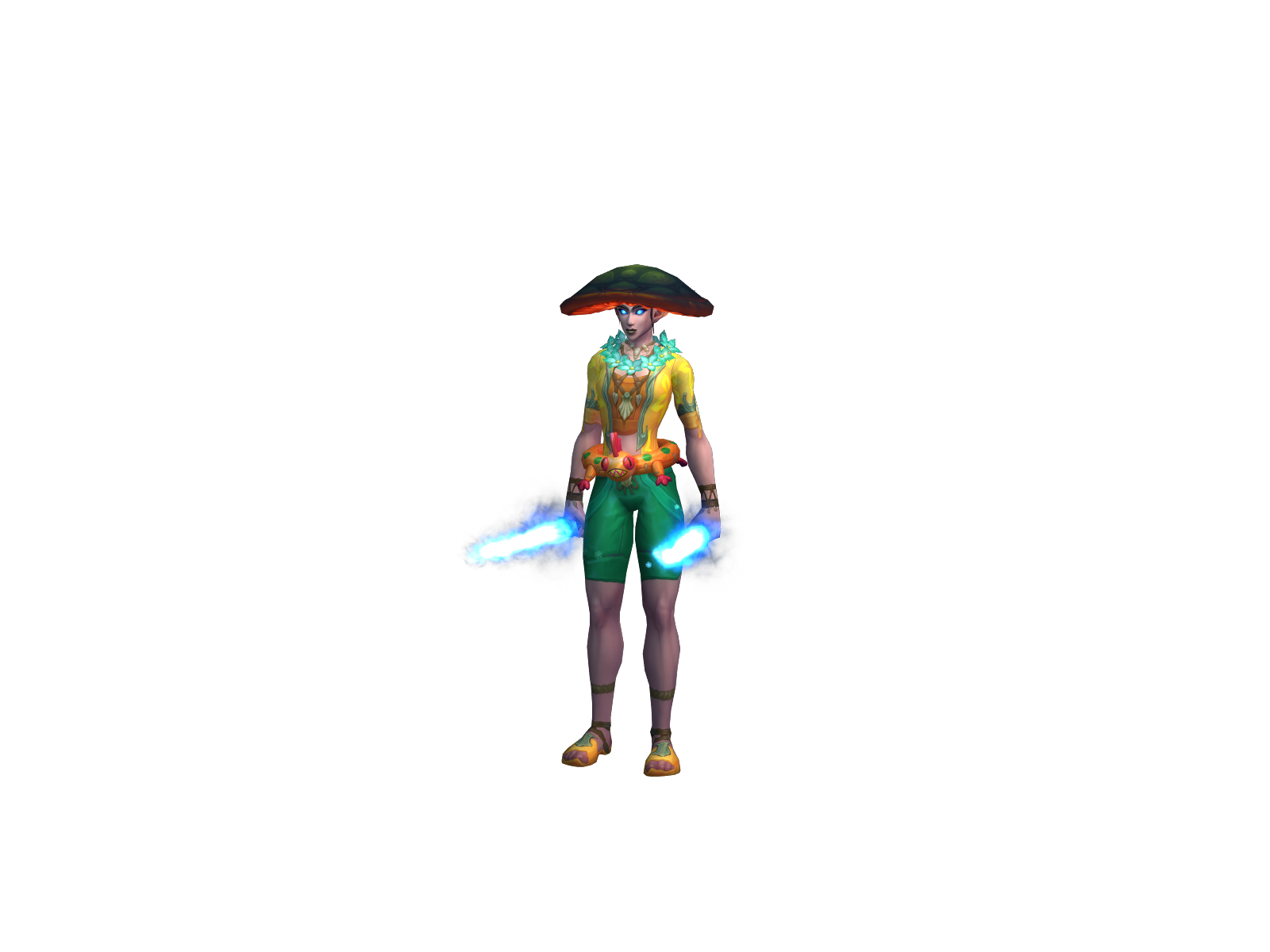 Trexdemon 3D character render