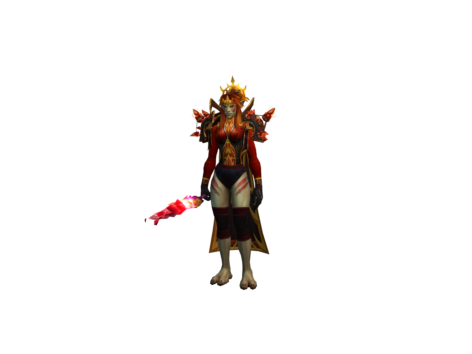 Drusamsa 3D character render