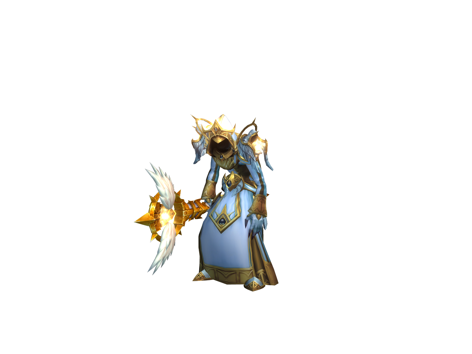 Hølyfire 3D character render
