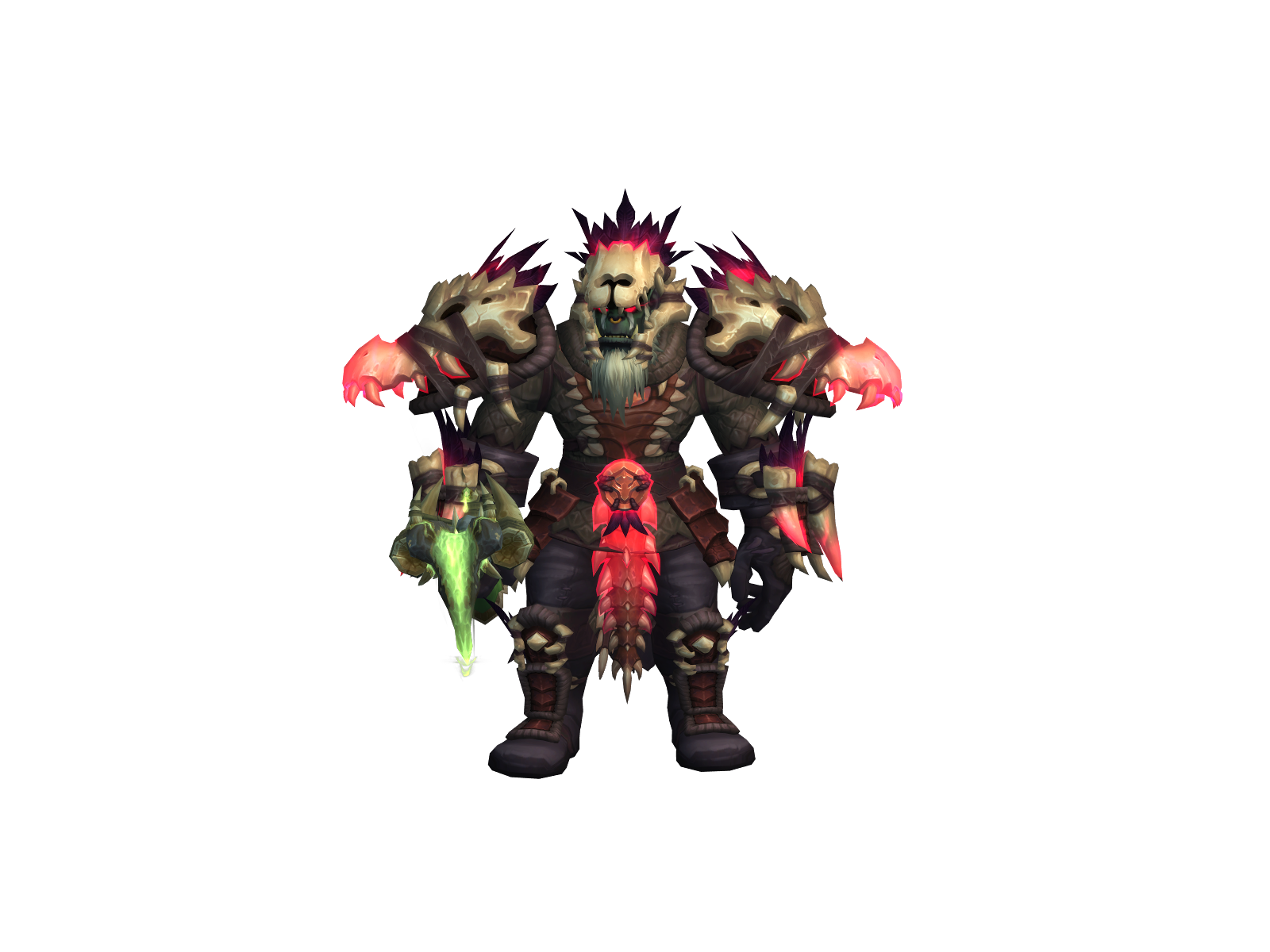 Urukbrag 3D character render