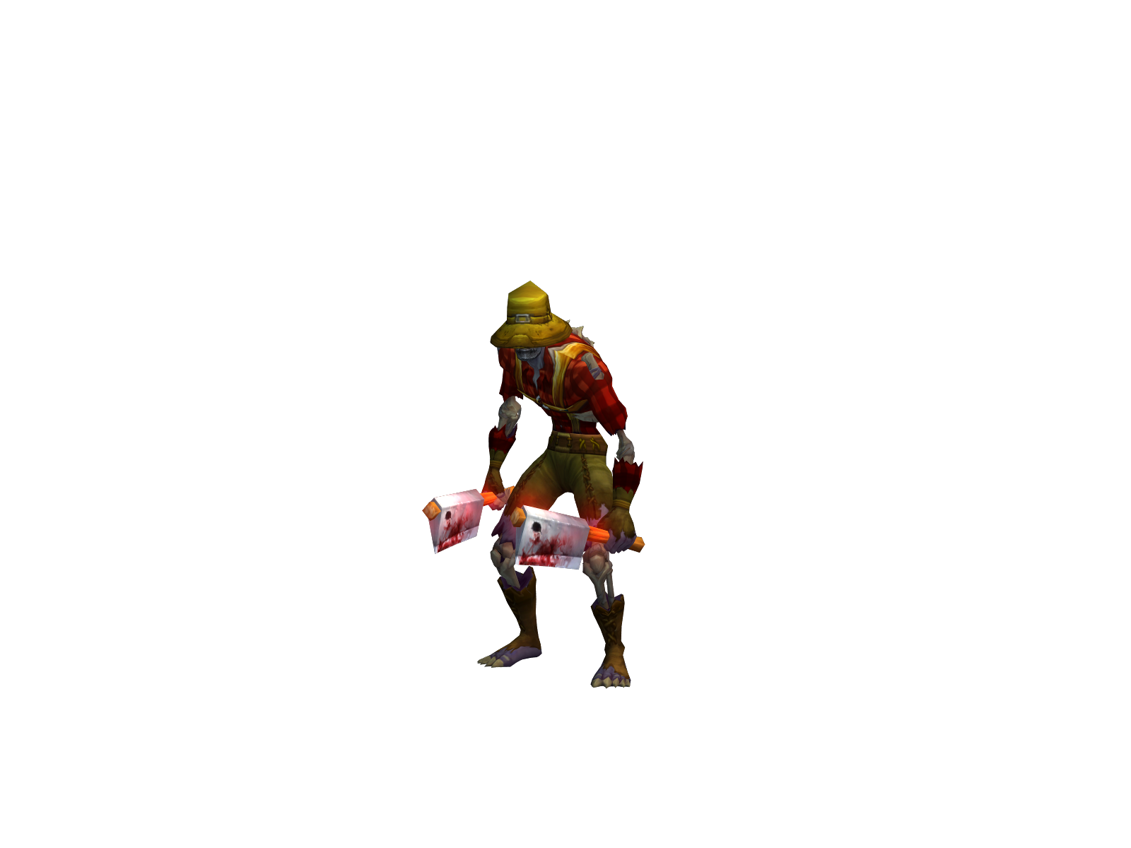 Bürich 3D character render