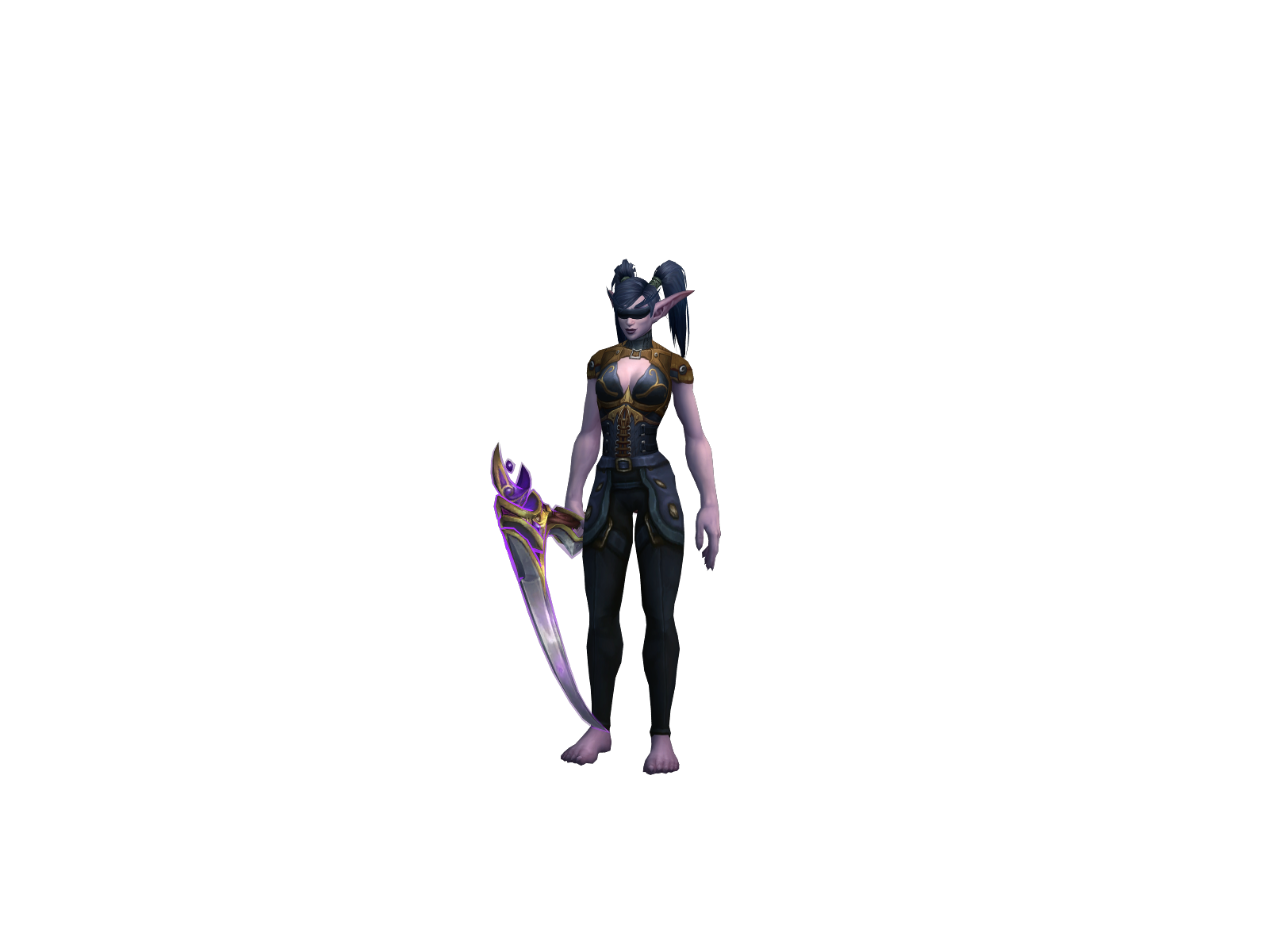 Alaskymeow 3D character render