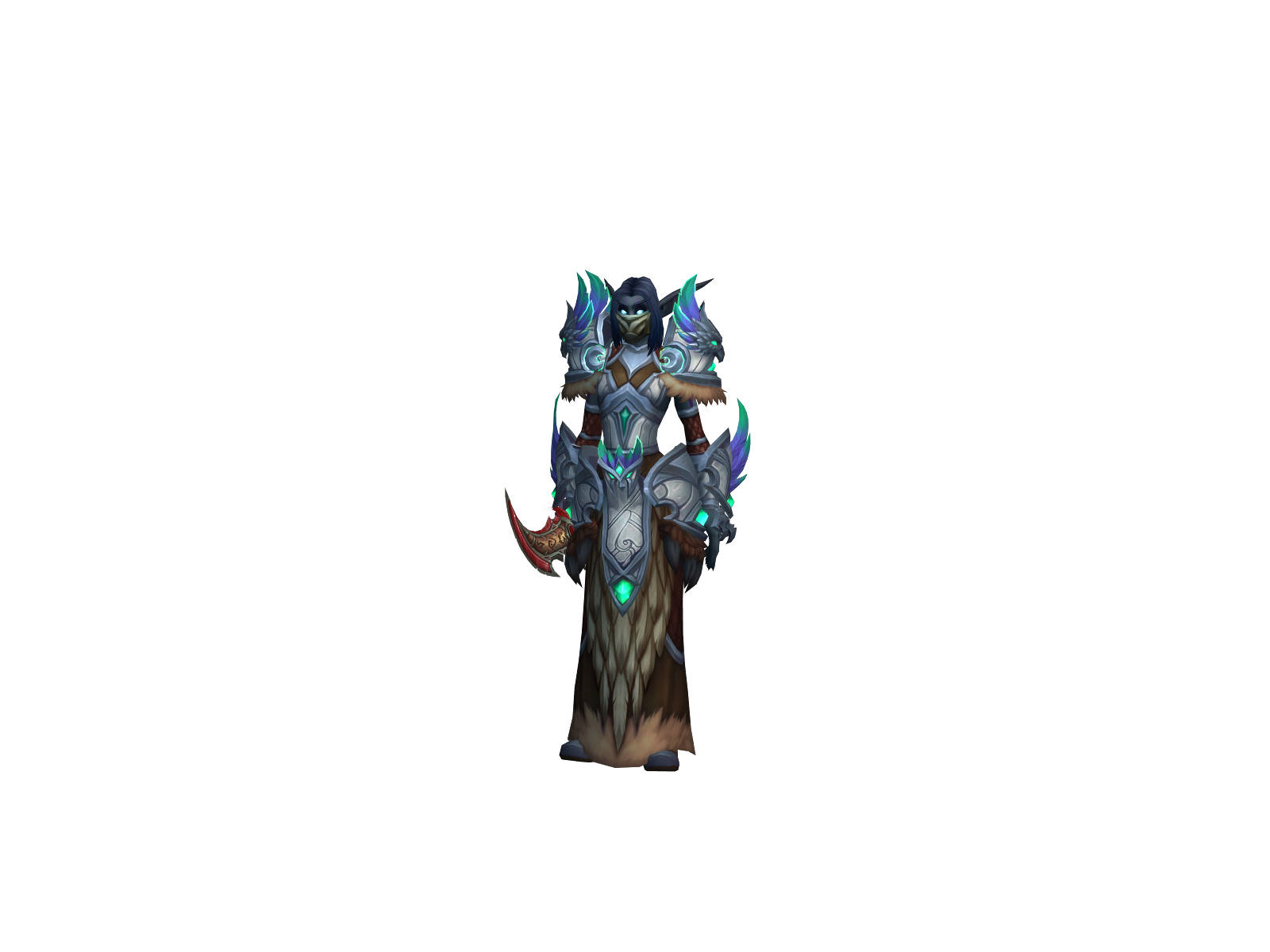 Pòxó 3D character render