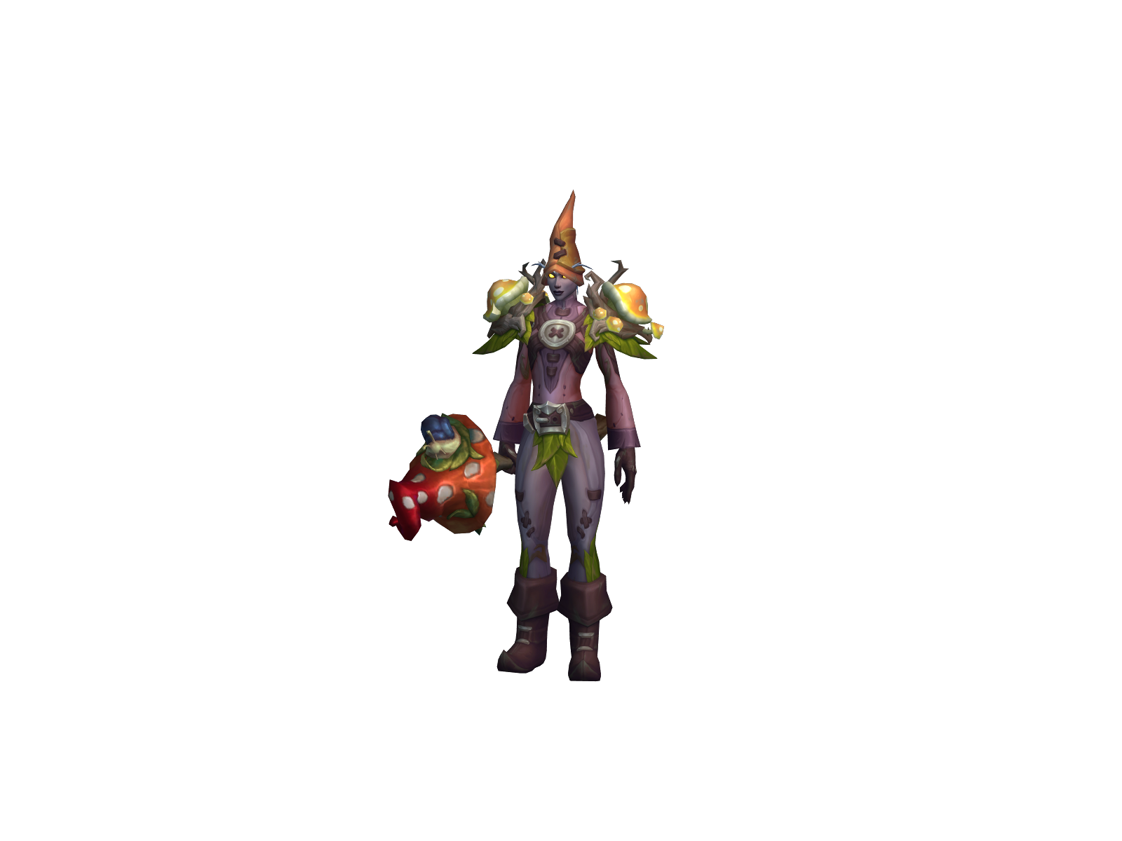 Hippiedruid 3D character render