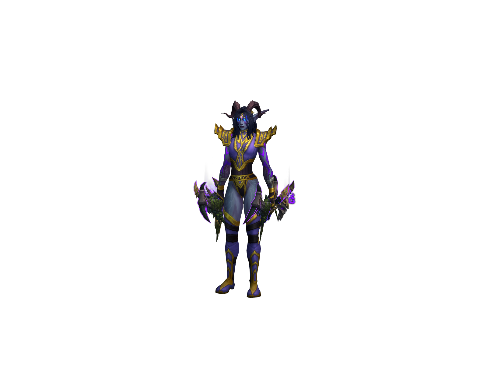 Widdh 3D character render