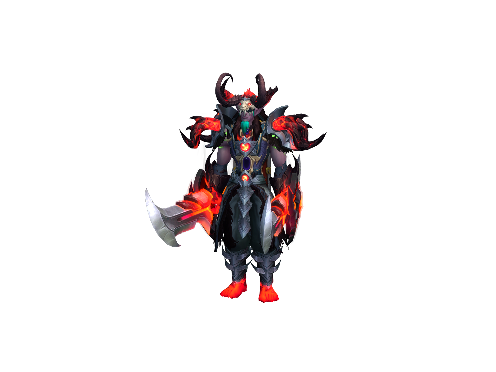 Asmodaios 3D character render