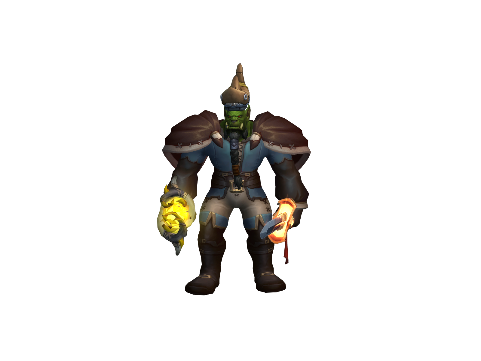 Fisktjuv 3D character render