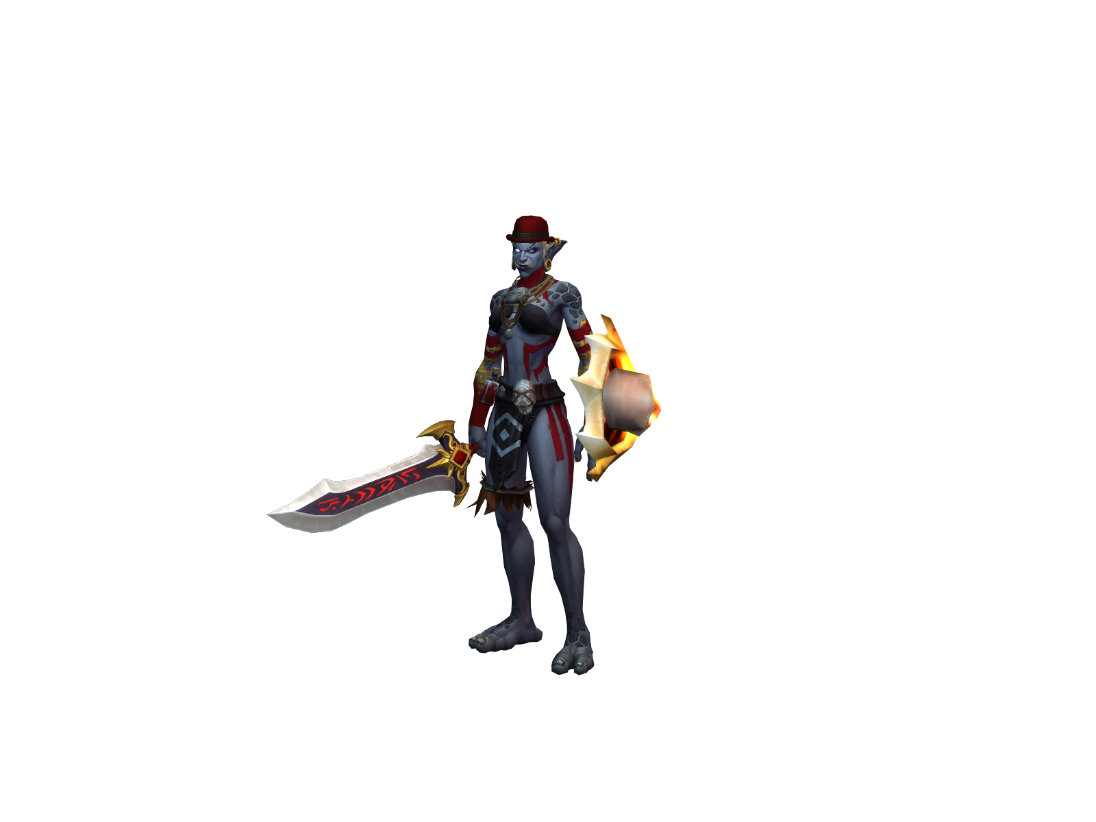 Zealotzilla 3D character render