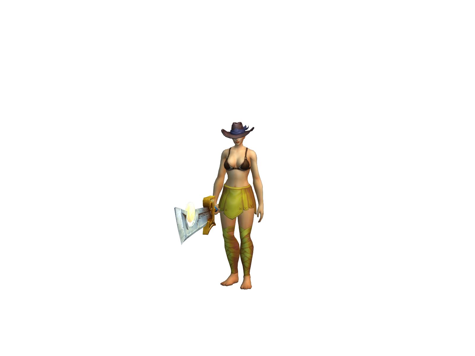 Daholyman 3D character render