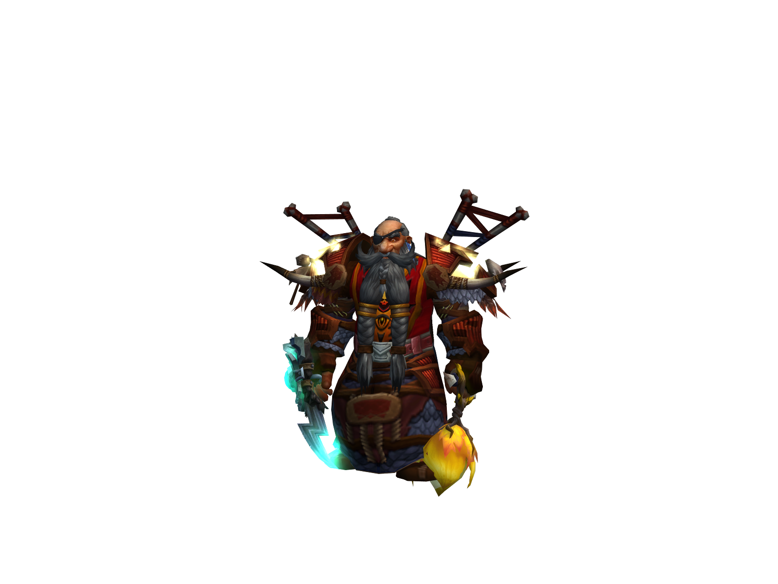 Trollongi 3D character render