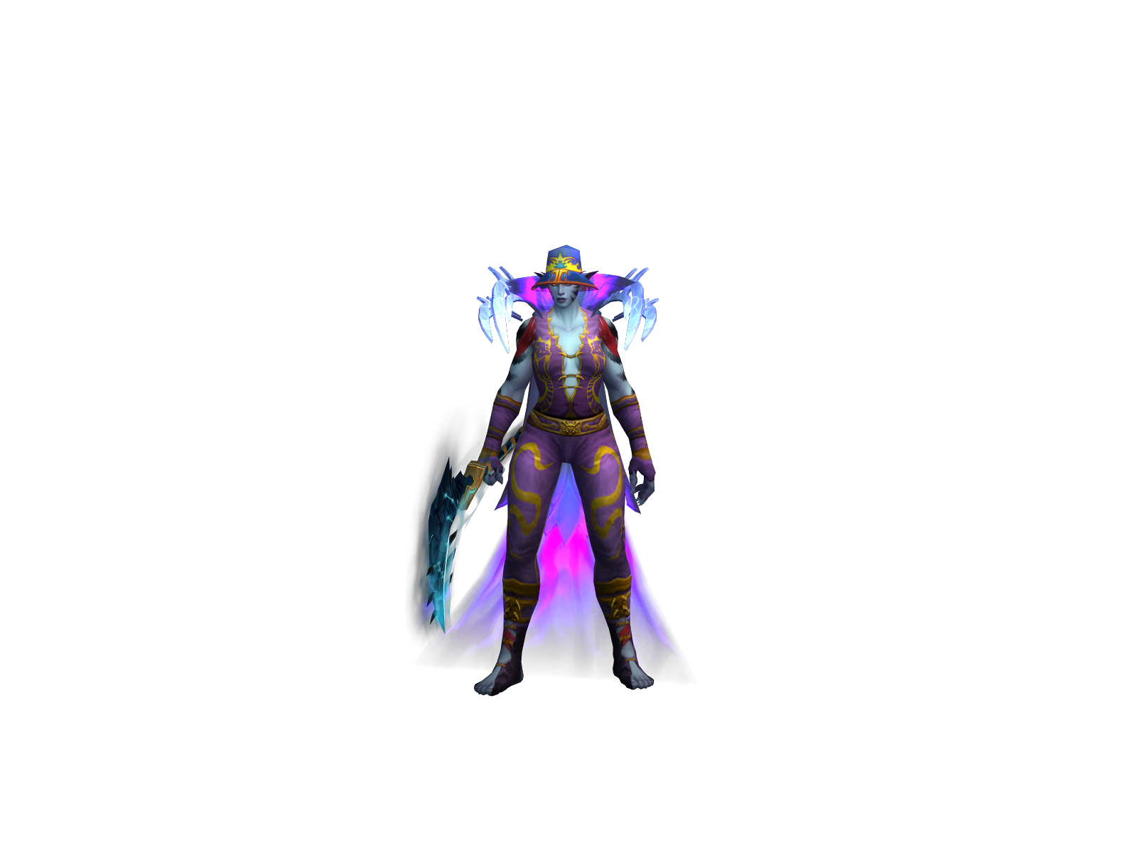 Køhaku 3D character render