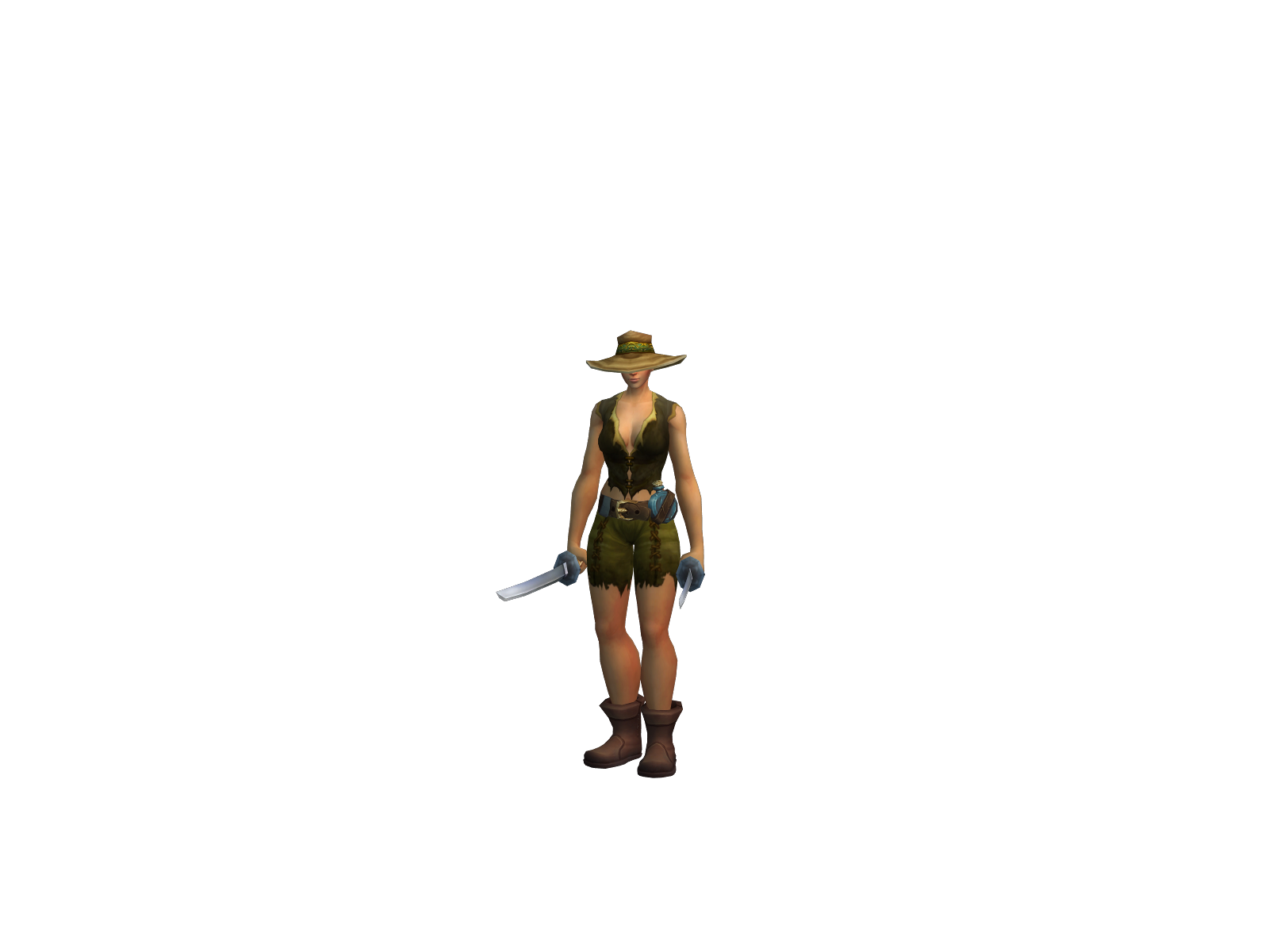 Eucaliptus 3D character render
