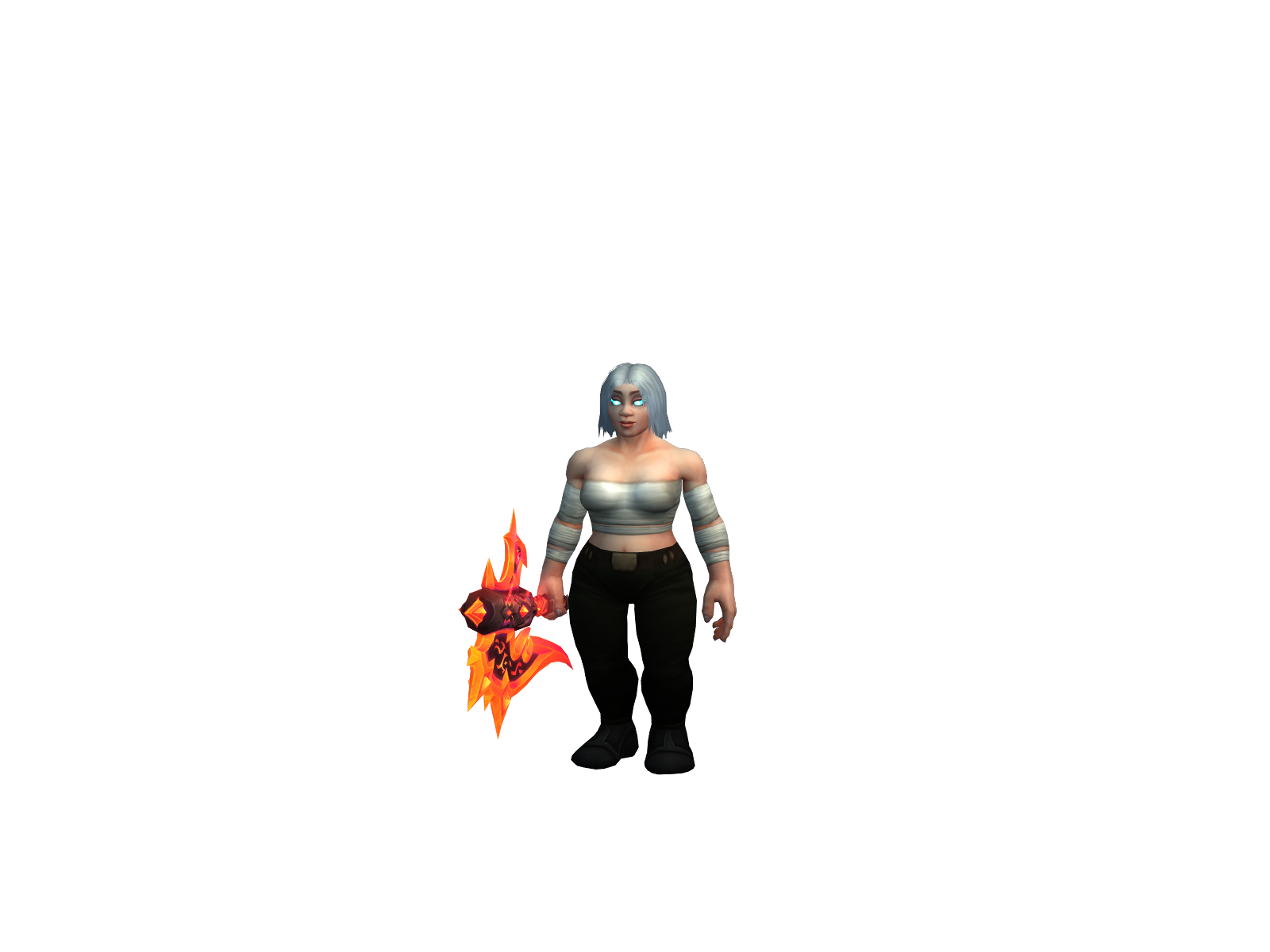 Sløwðk 3D character render