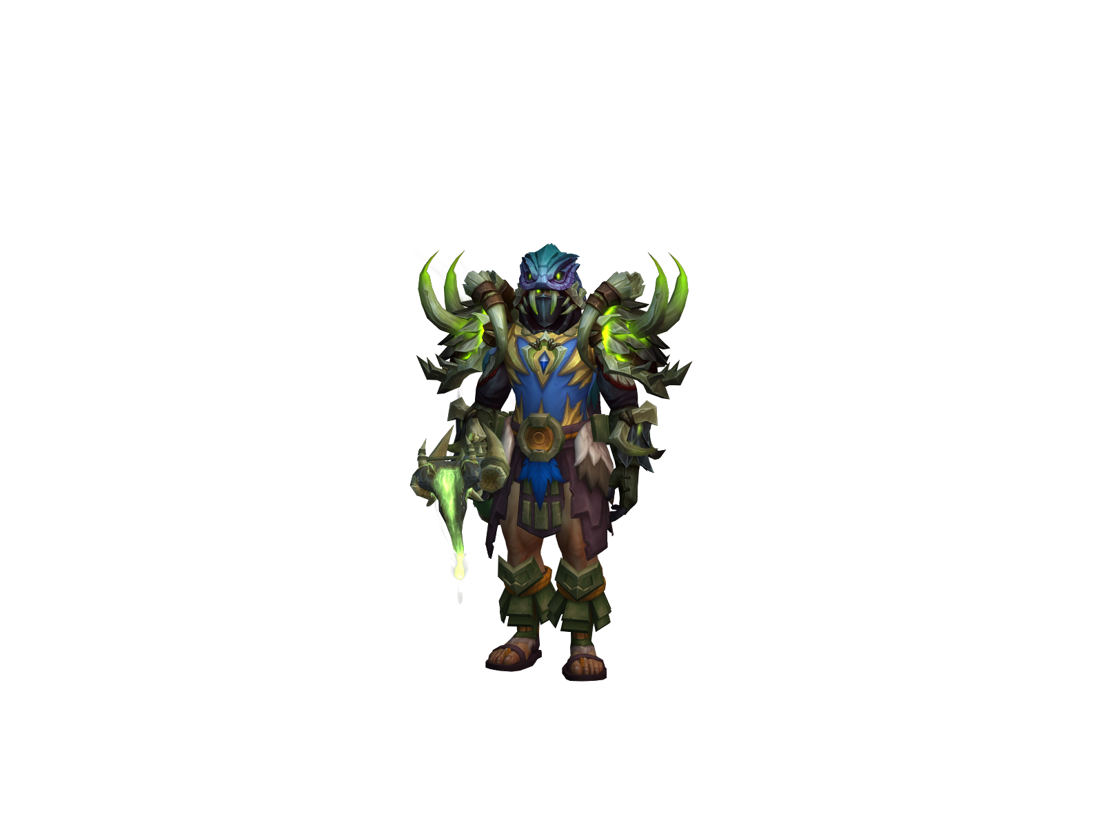 Degenerys 3D character render
