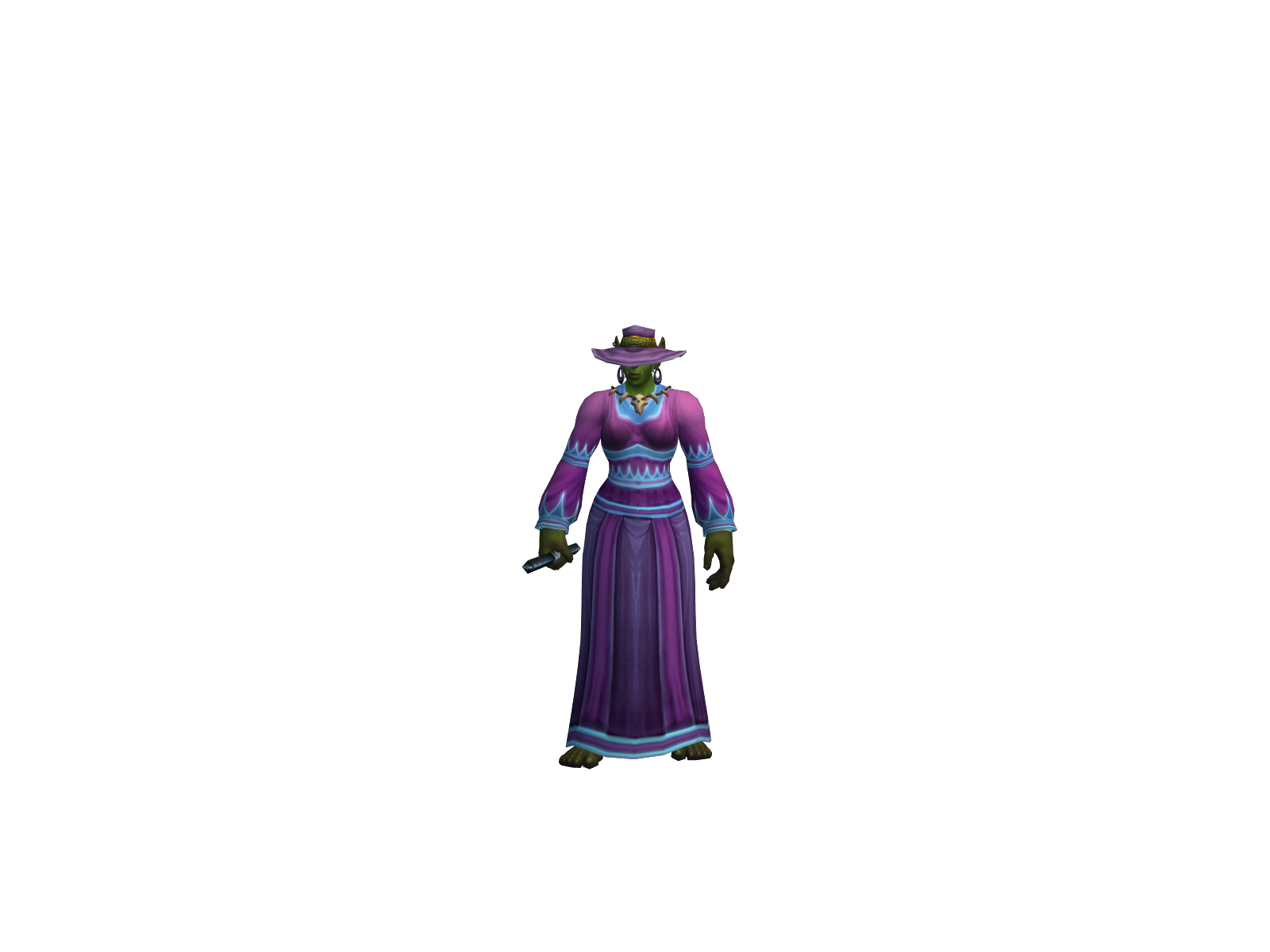 Babafaroose 3D character render