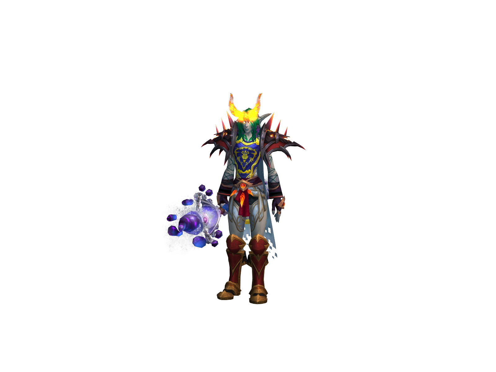 Zló 3D character render