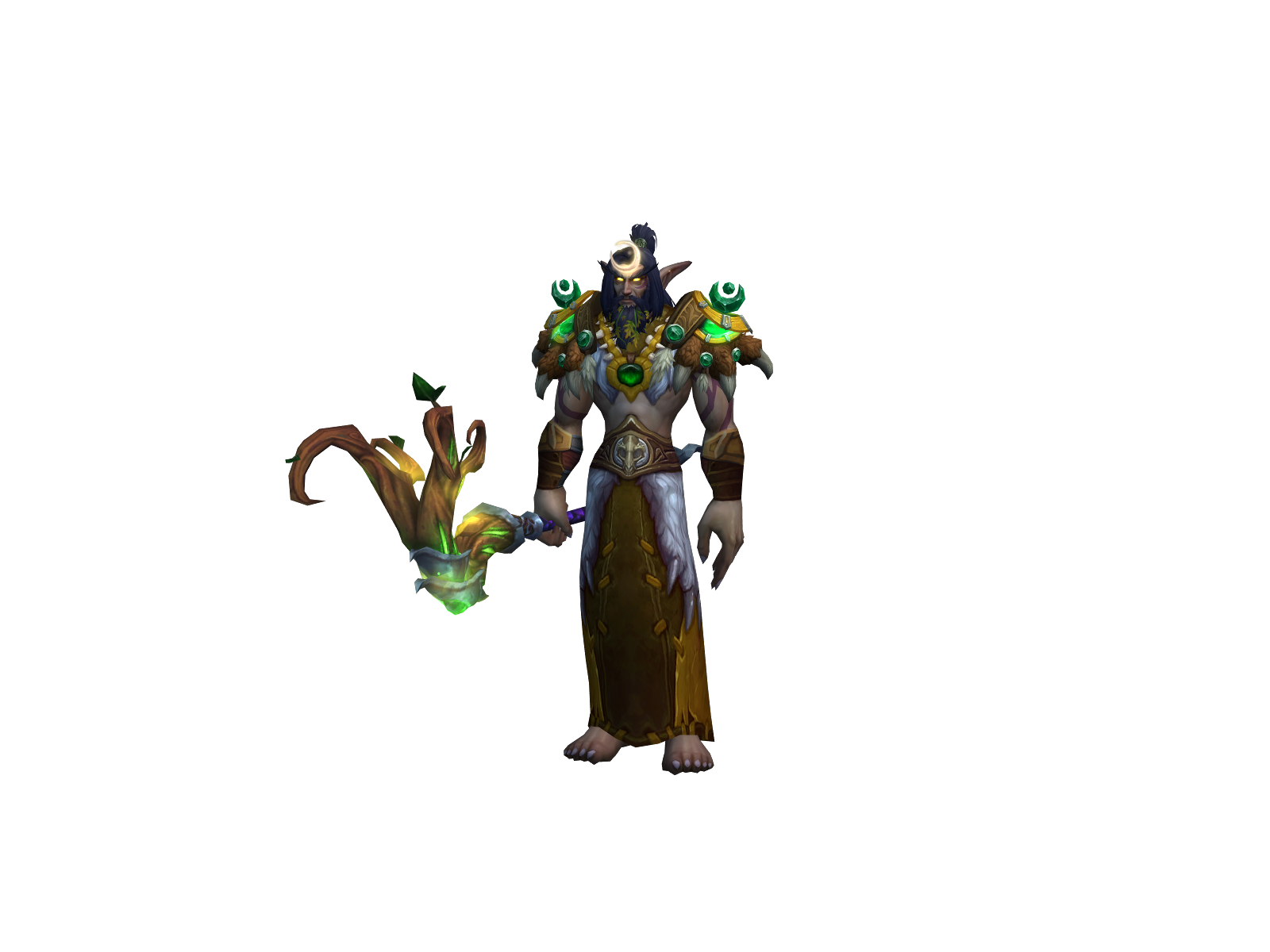 Forlorne 3D character render
