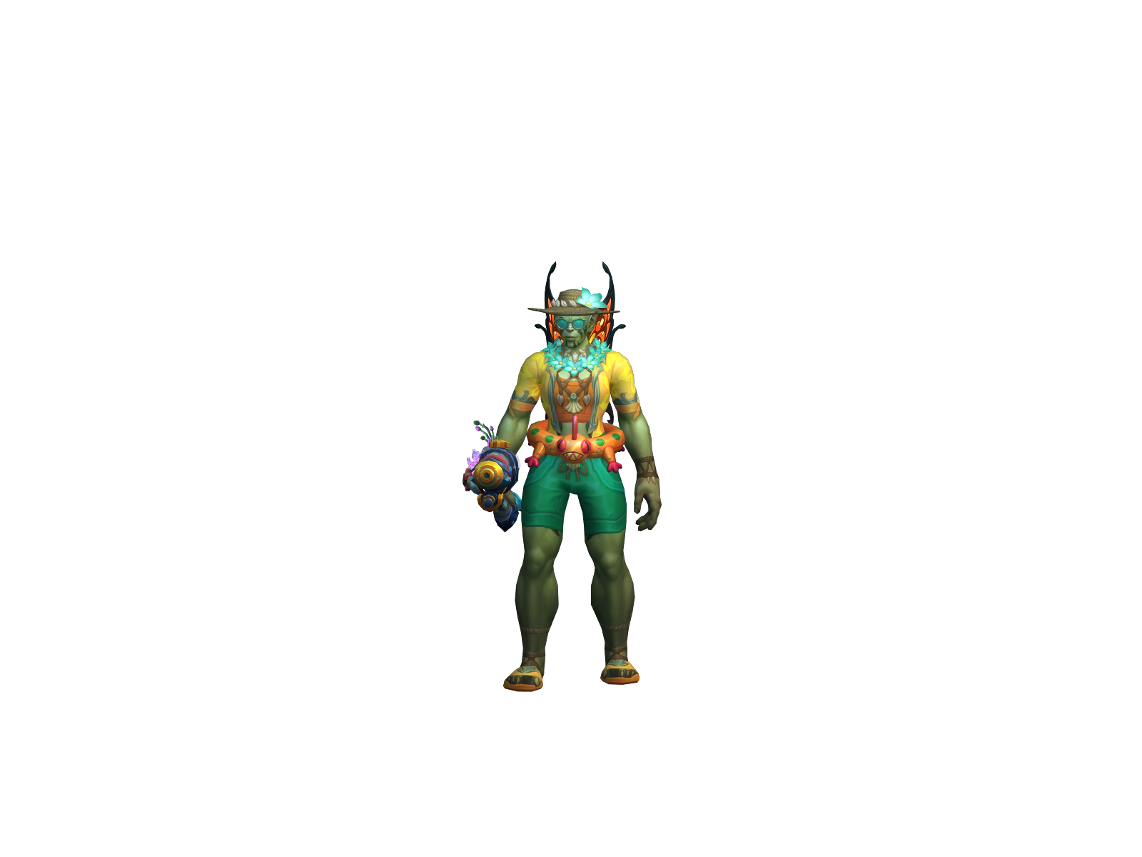 Hunterpunch 3D character render