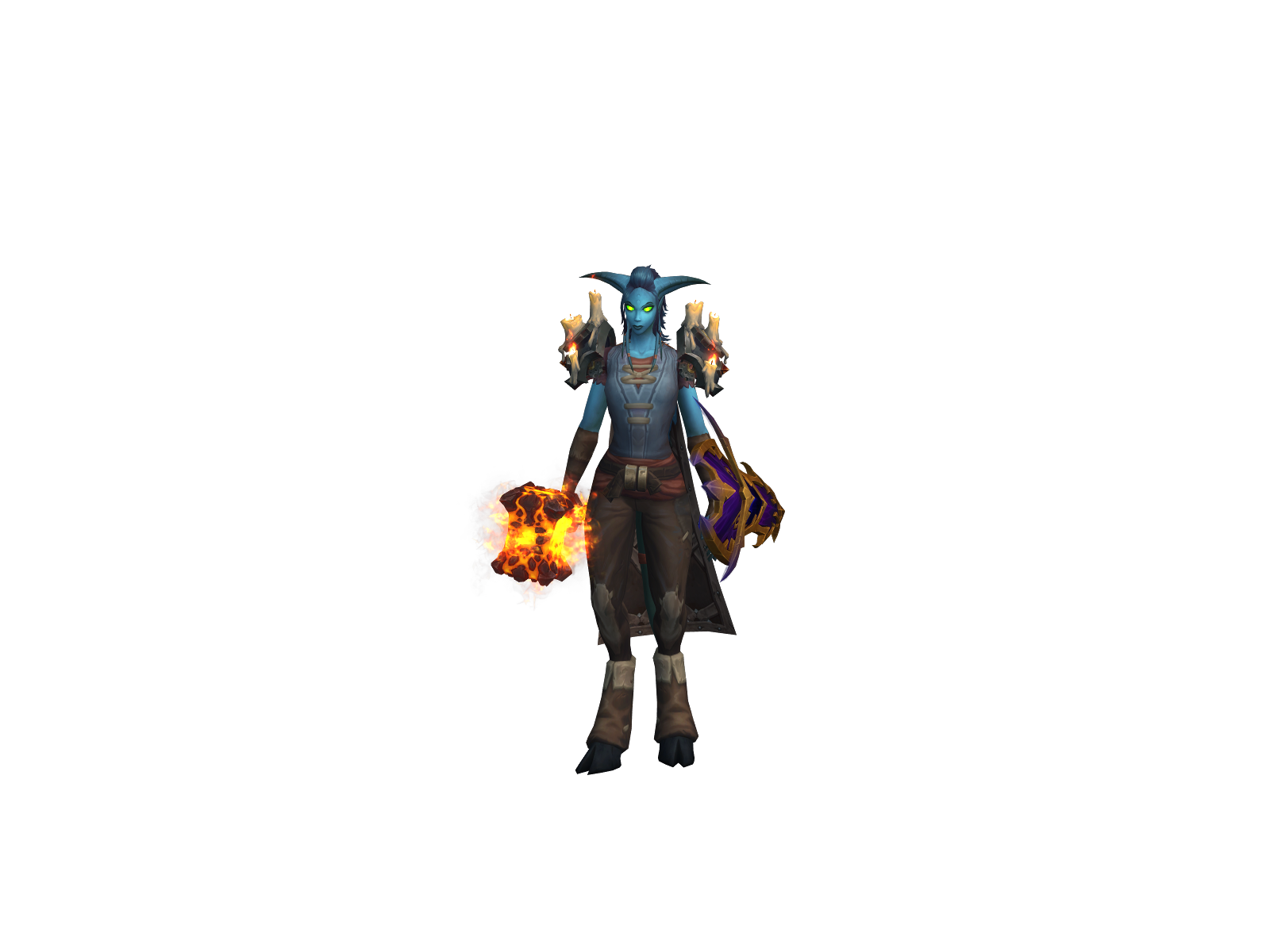Beqa 3D character render