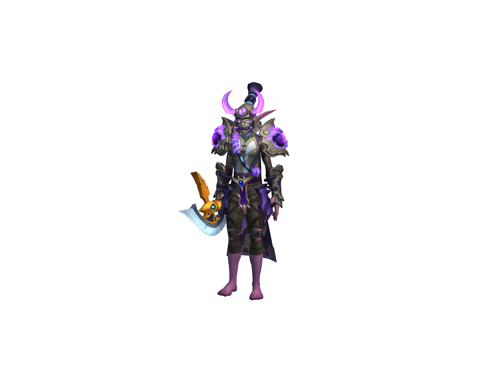 Popoda 3D character render