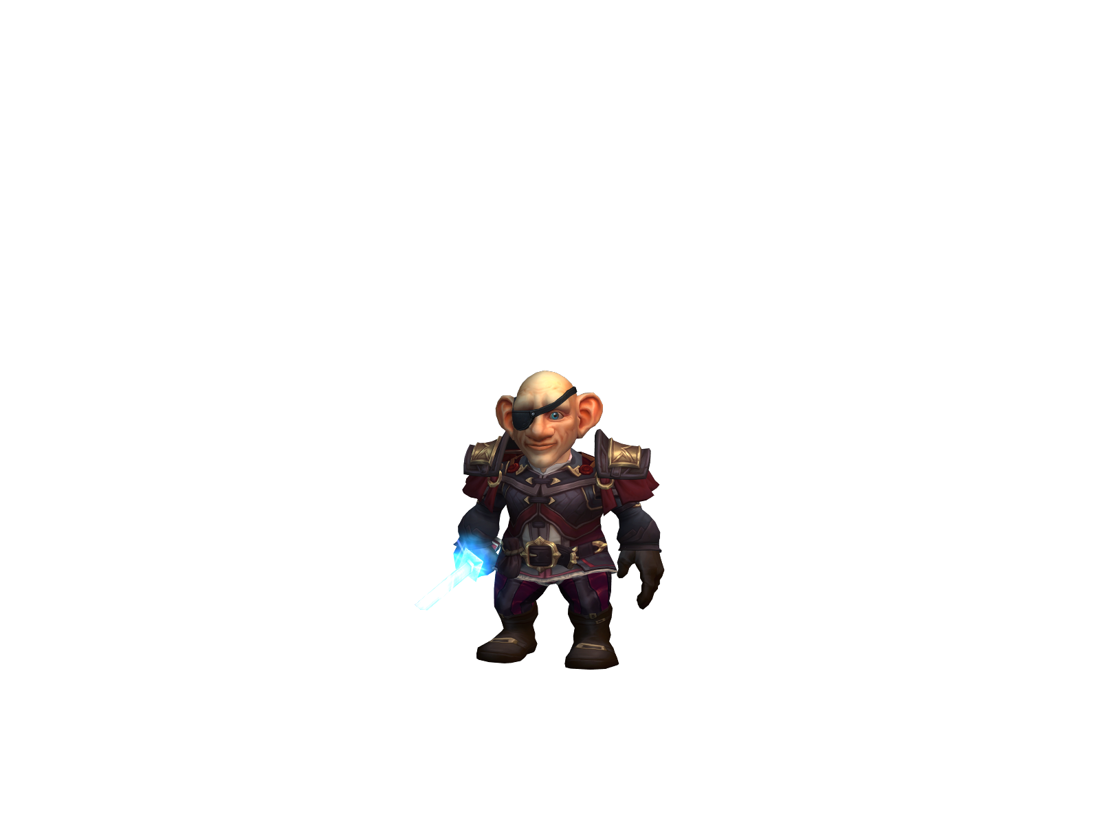 Bultsaxen 3D character render
