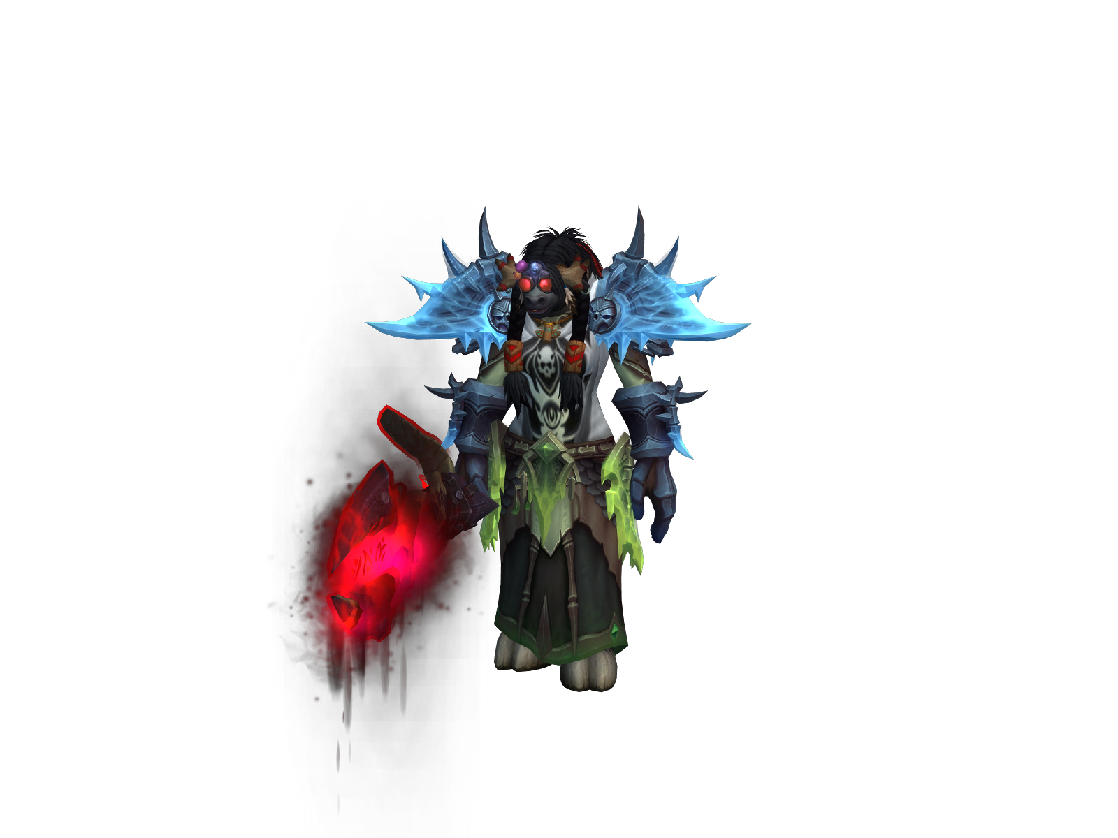 Shufflefiend 3D character render