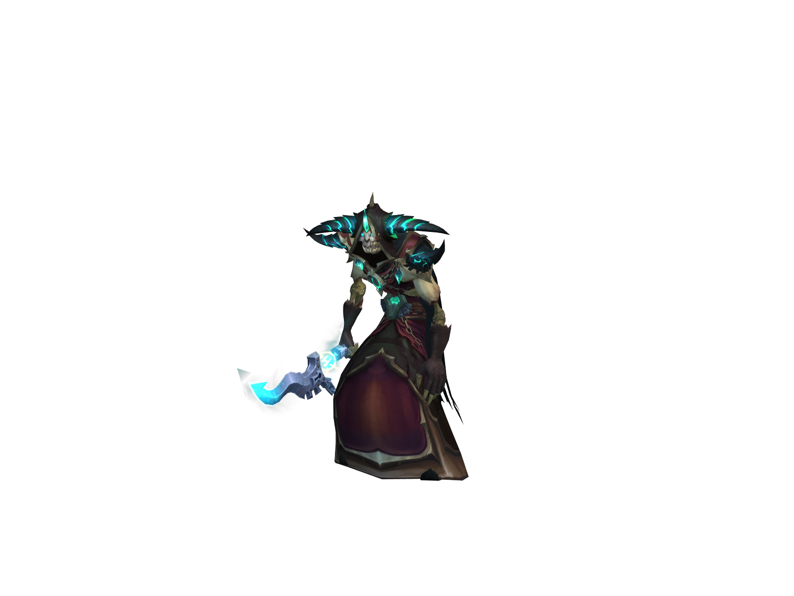 Necromante 3D character render