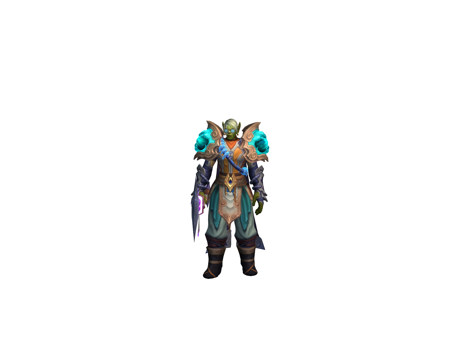 Monkoloui 3D character render