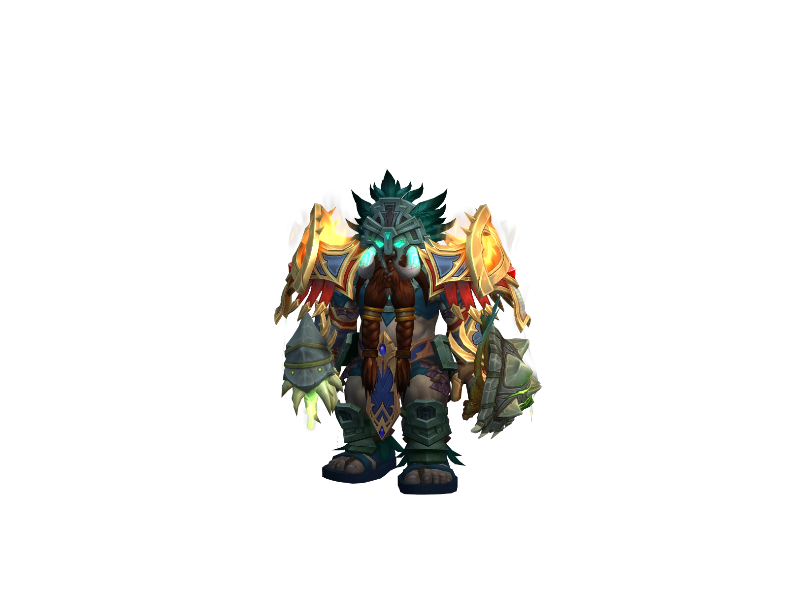 falda 3D character render
