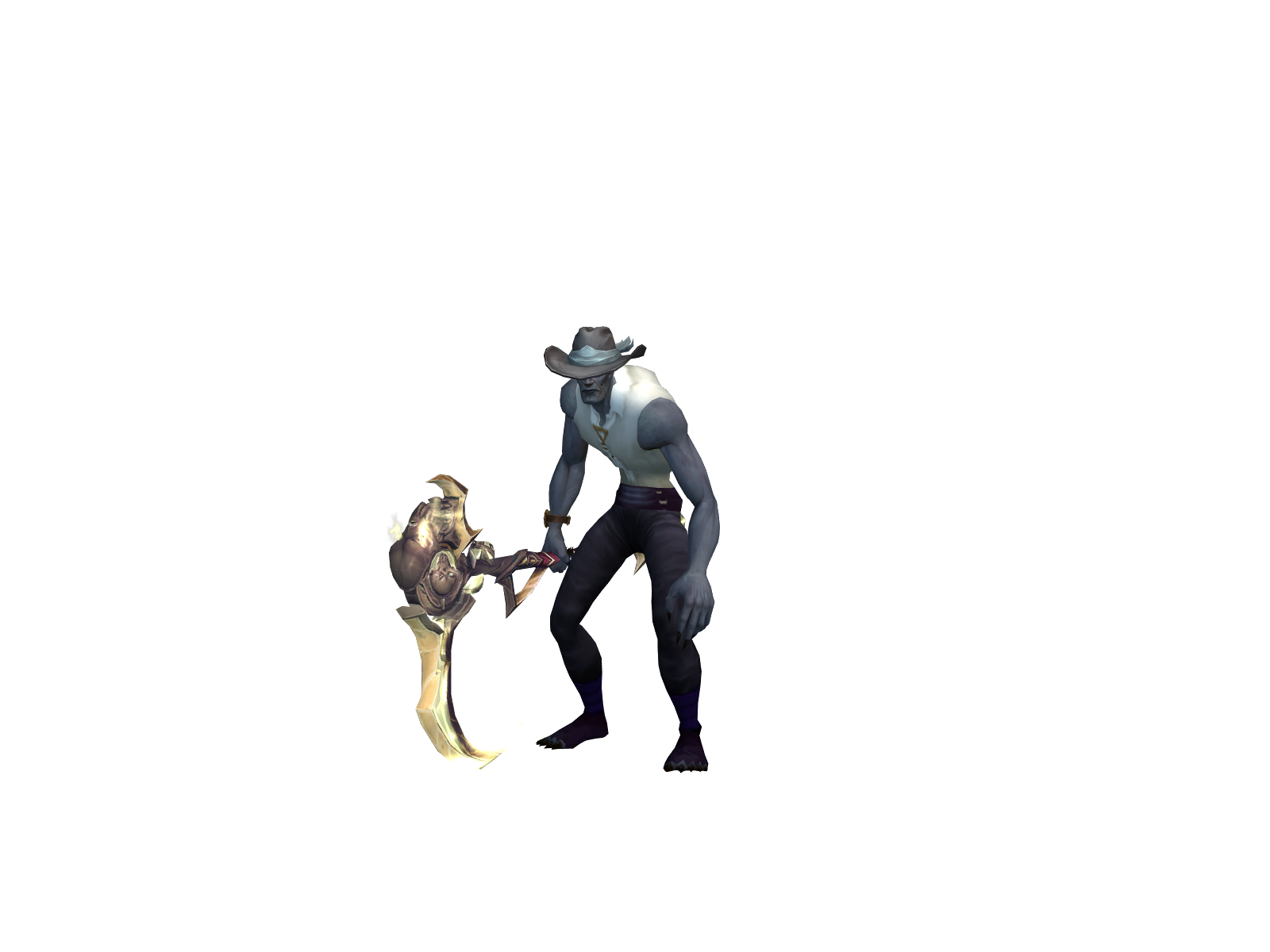 Broff 3D character render