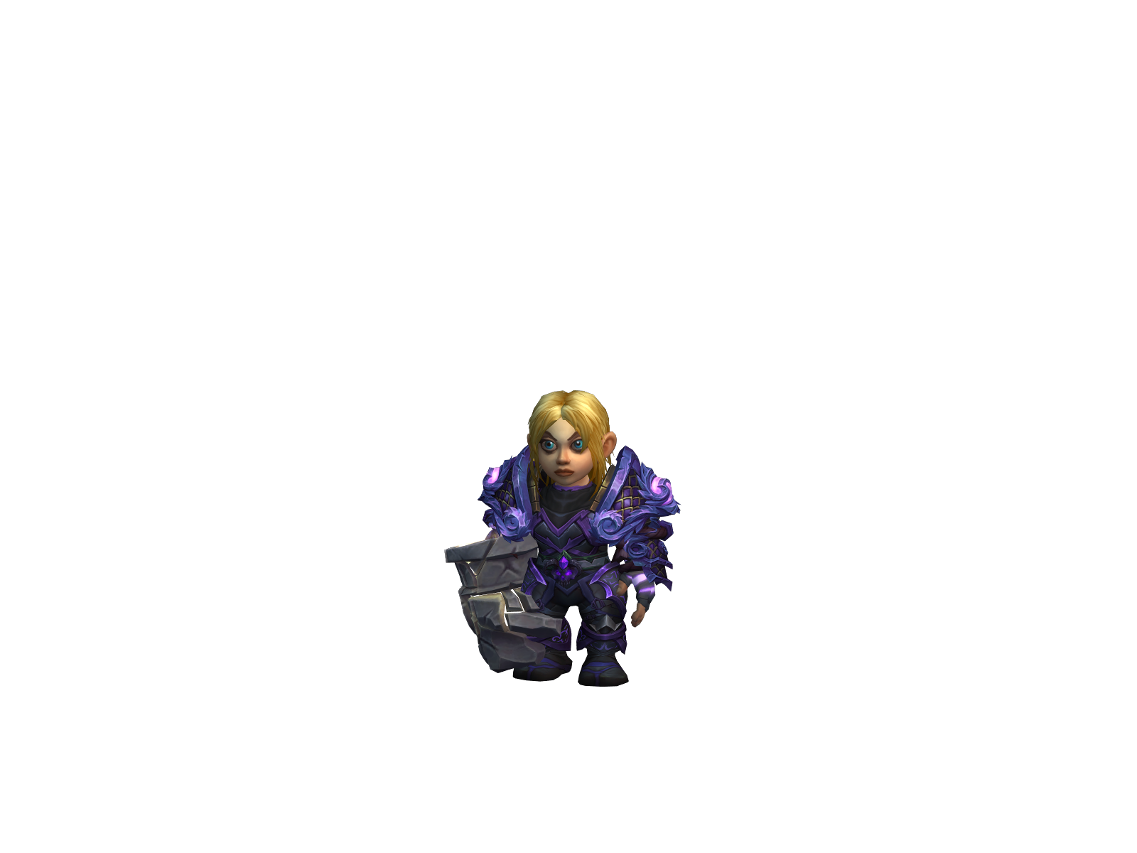 Shegnome 3D character render