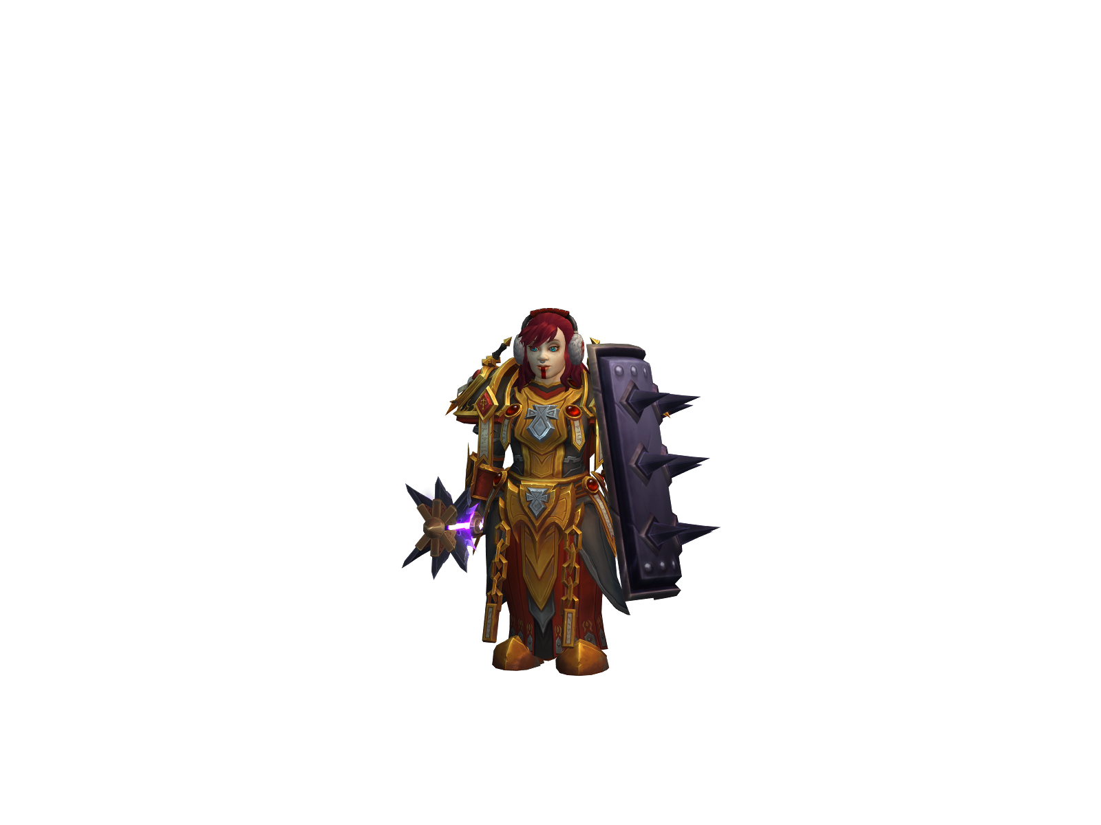 Frazzbully 3D character render