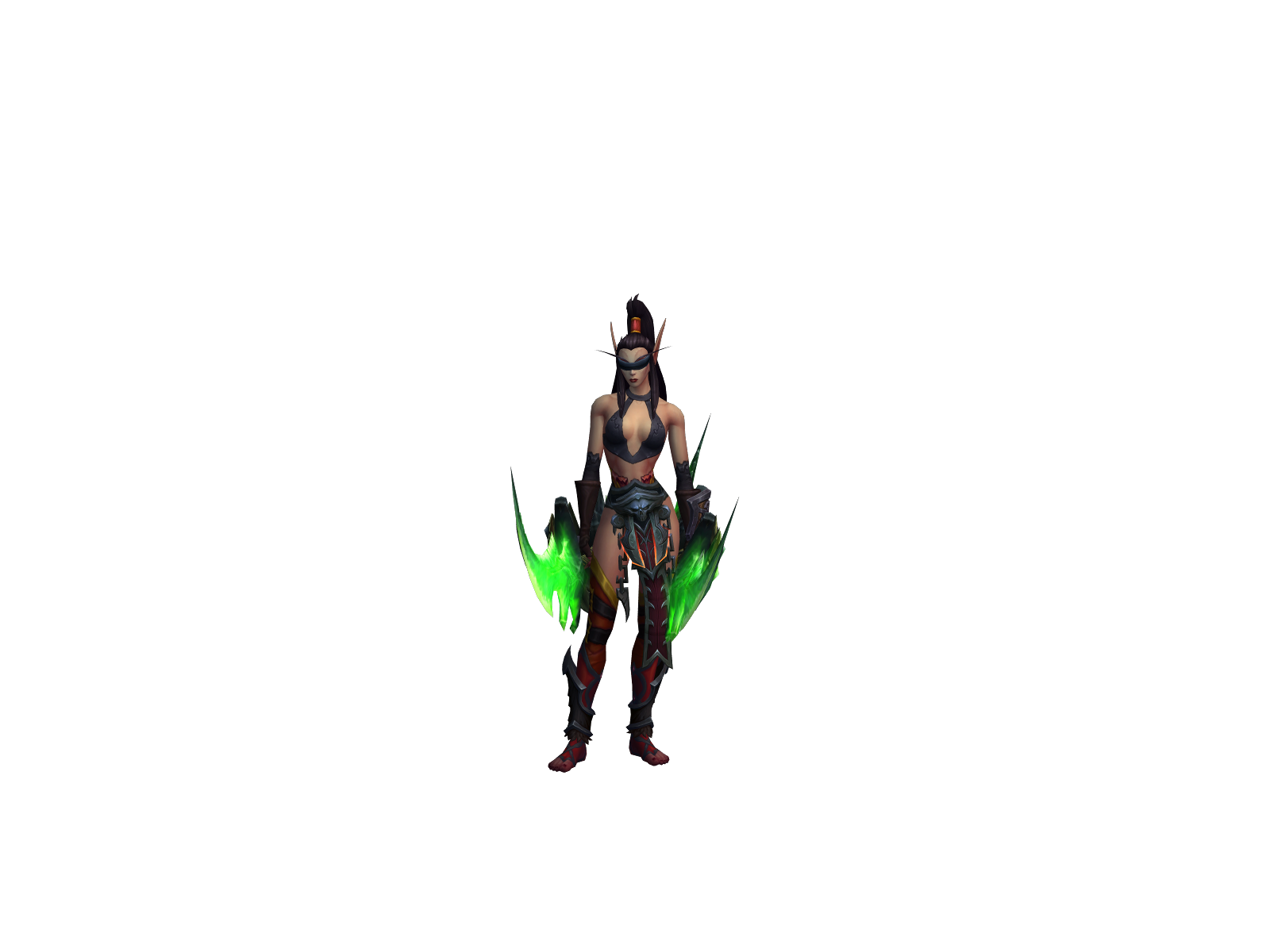 Illidaera 3D character render