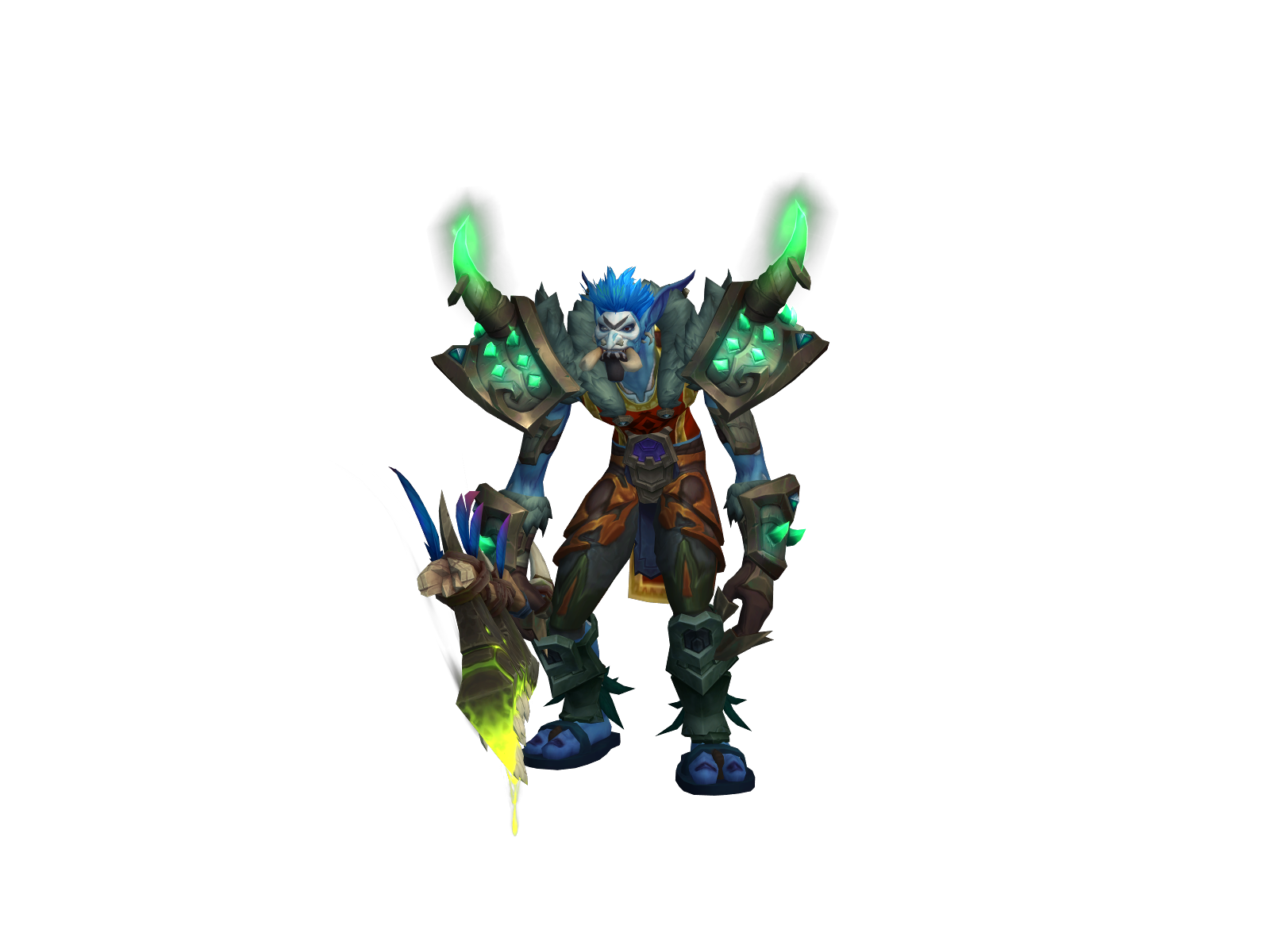 Zerkash 3D character render