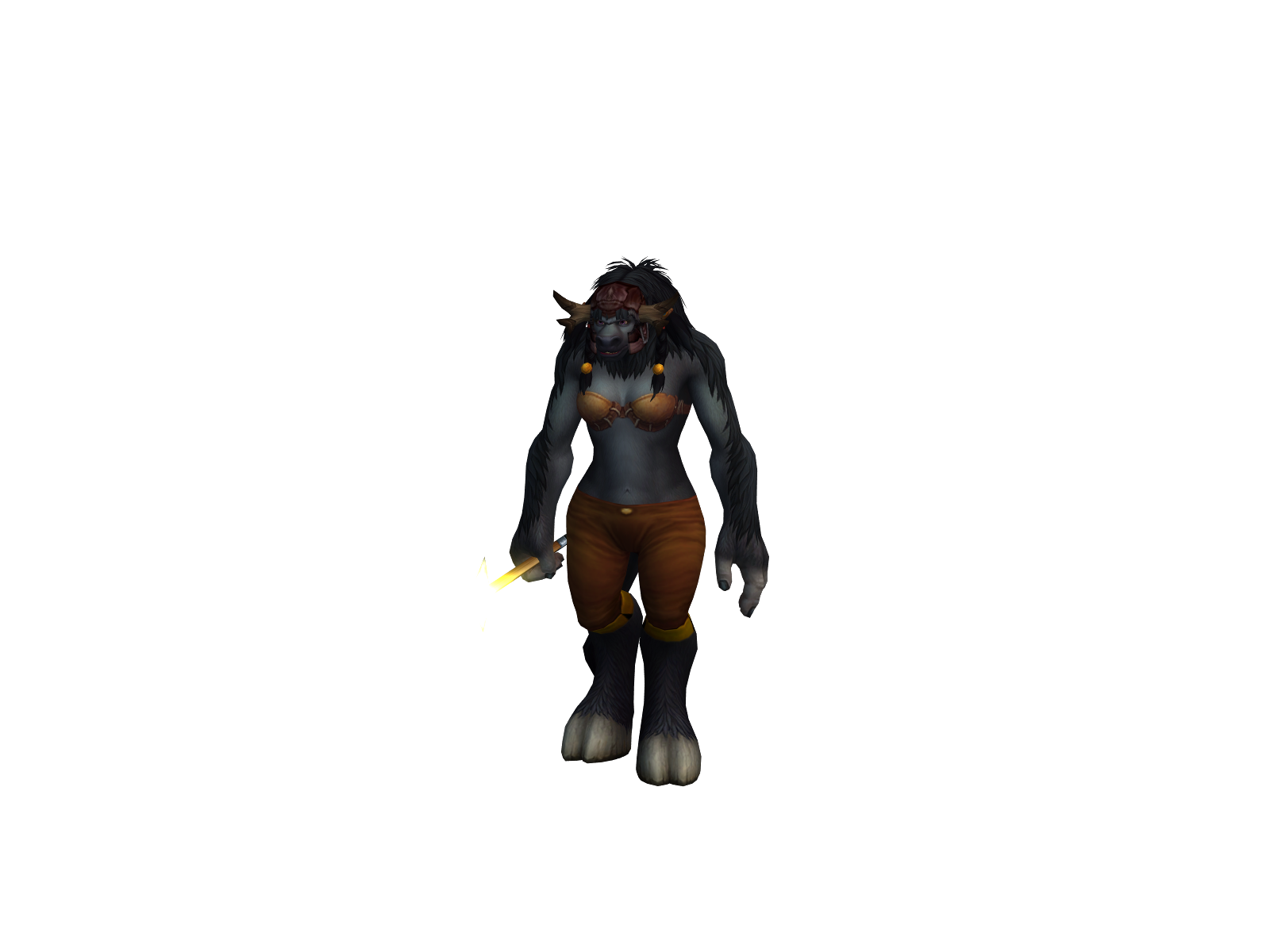 Tigercow 3D character render
