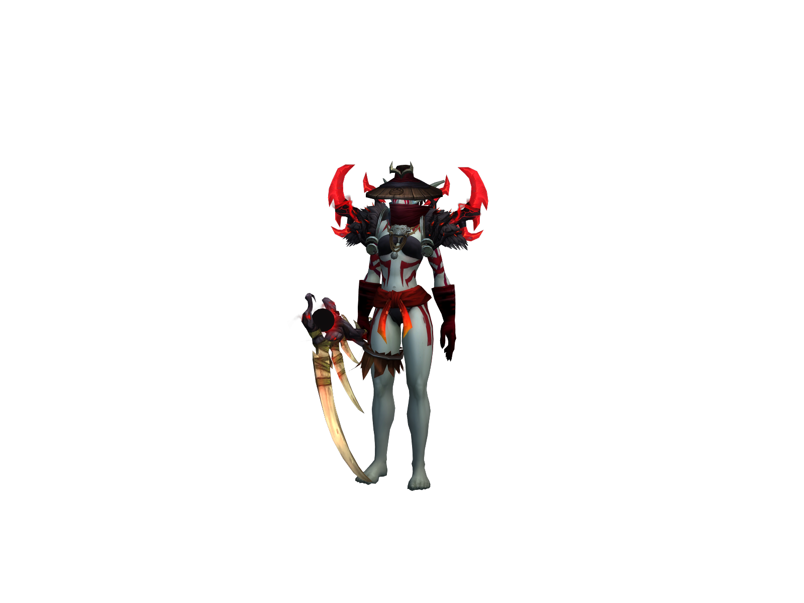 Laufeyclone 3D character render